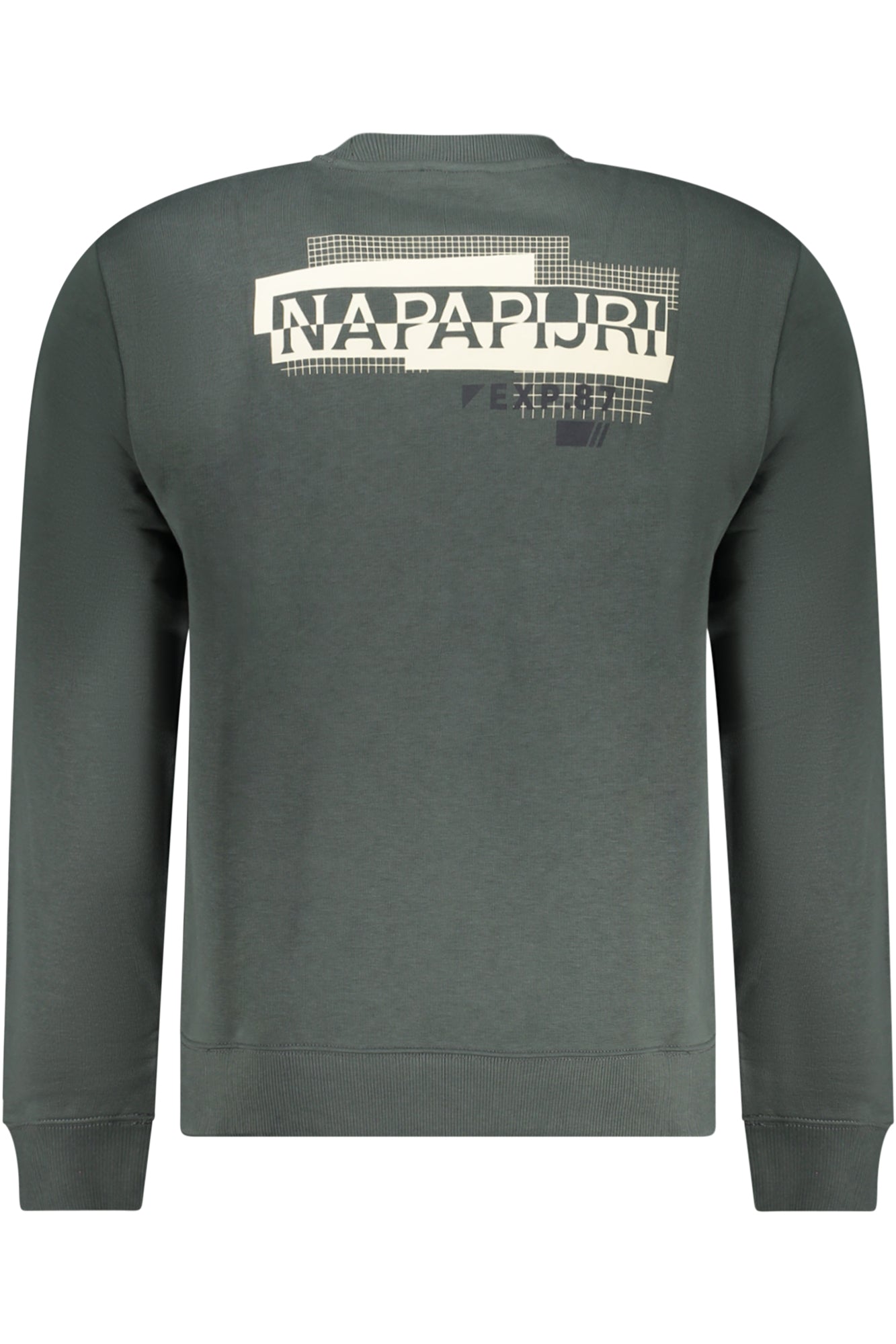 NP0A4HZSBFORNETC_VEG1S – Grüner Herrenpullover ohne Reißverschluss – Langarm, Regular Fit – Größe: M, L, XL, 3XL, S, 2XL – Farbe: Verde
