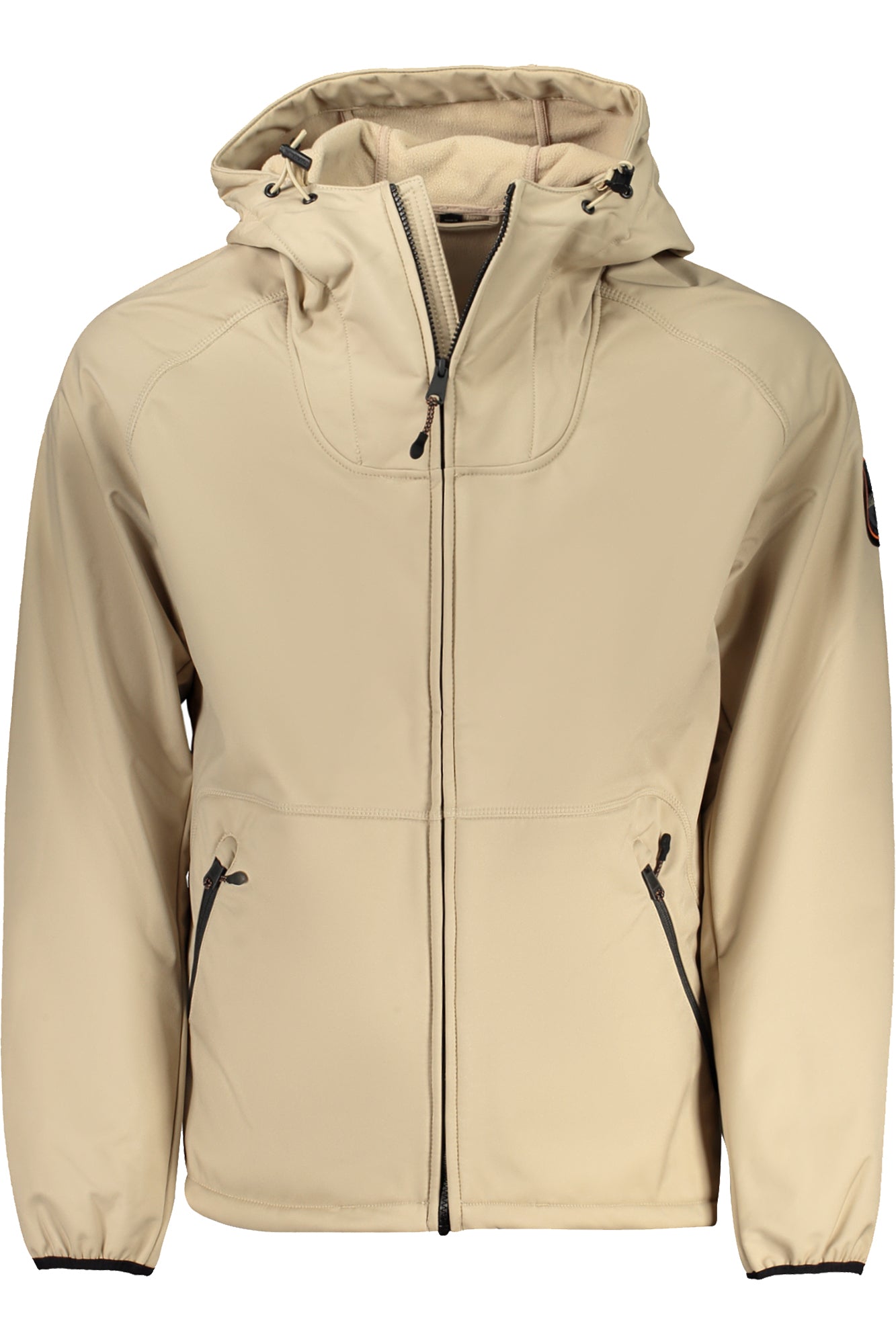 NP0A4I22AWILDHORN_BEN1I – Herren Sportjacke Beige: Kapuze, Reißverschluss & Kontrastdetails – Größe: S, M, L, XL, 2XL – Farbe: Beige