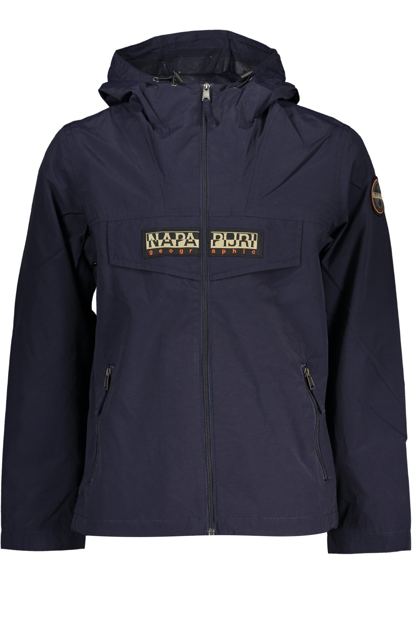 NP0A4H20RAINFORESTOPENS_BL176 – Wasserdichte Herren-Sportjacke Blau - Mit Kapuze & Reißverschluss – Größe: 2XS, XS, S – Farbe: Blu