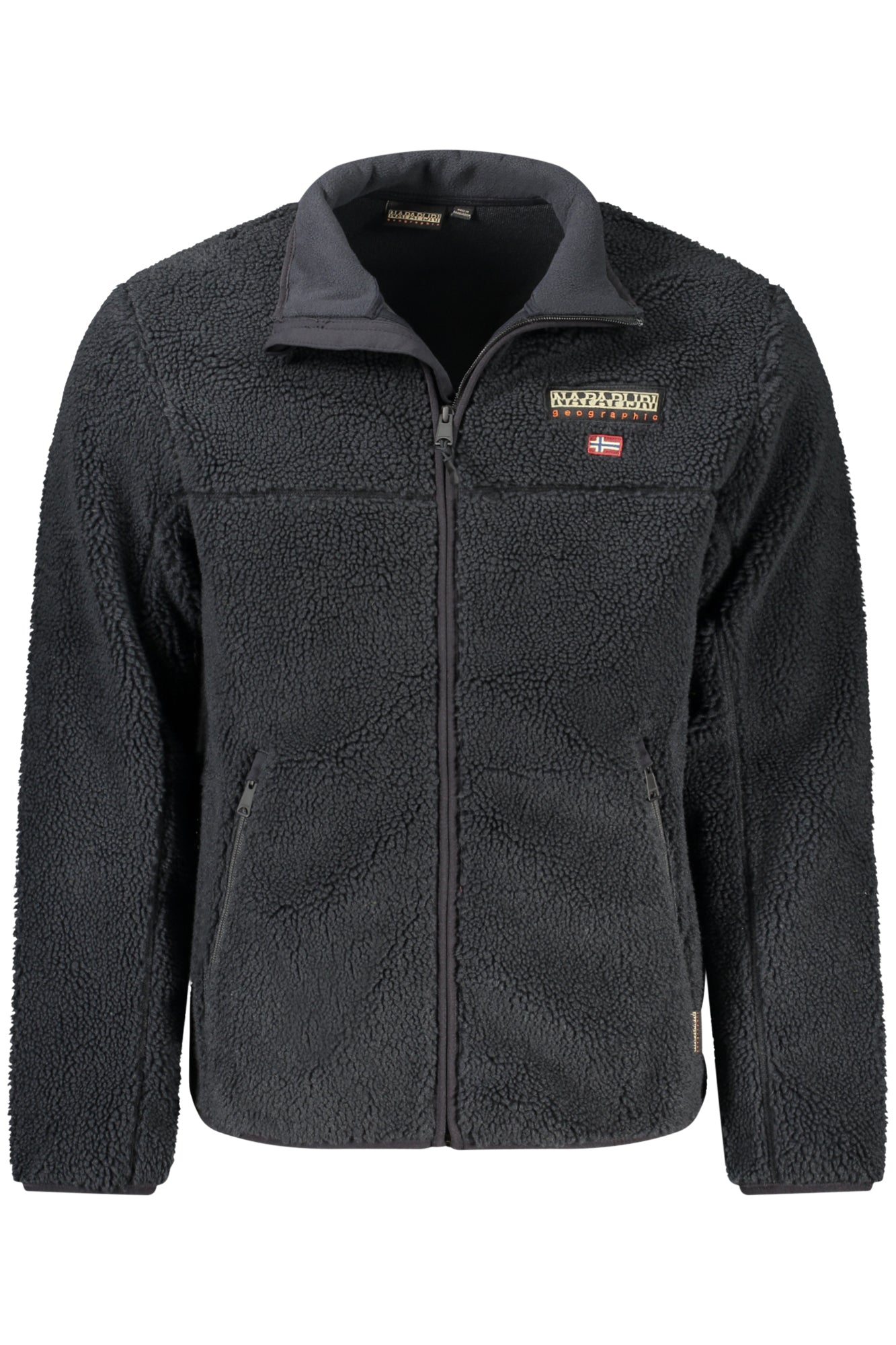 NP0A4IA9TTYNIKFZ_NE041 – Herren Sportjacke Schwarz - Regular Fit, Reißverschluss, Nachhaltig – Größe: 3XL, S, M, L, XL, 2XL – Farbe: Nero