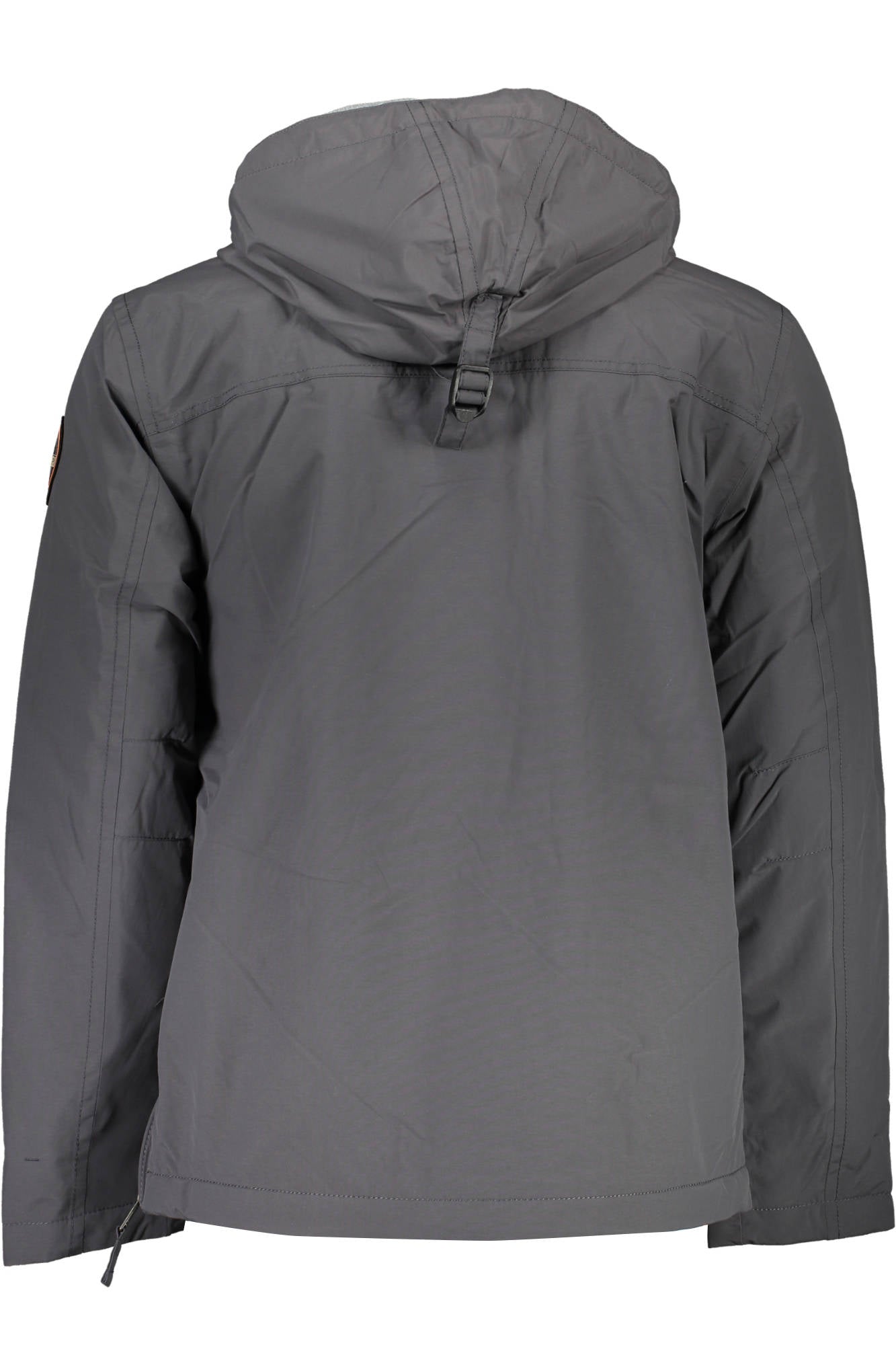 NP0A4GMC-RAINFOREST-WINTER-3_GRIGIO_H98 – Graue Herren-Regenjacke mit Kapuze und Reißverschluss – Nachhaltig und Stilvoll – Größe: S, 2XL, XL, L, M, 3XL – Farbe: Grigio