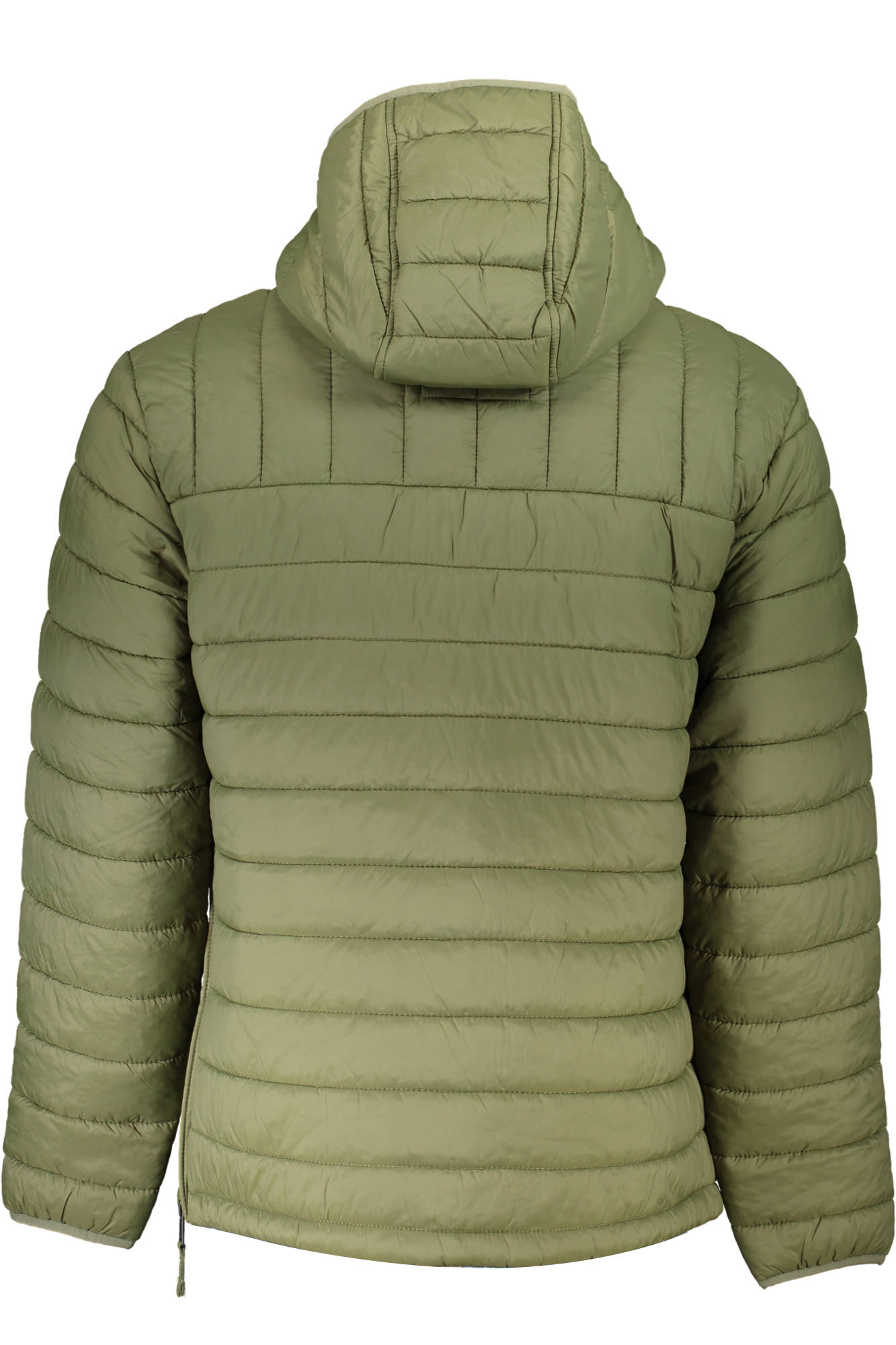 NP0A4GJJ-A-MORGEX-HZH_VERDE_GAE – Grüne Herrenjacke mit Kapuze aus recycelten Materialien, stilvolle Details – Größe: S, M – Farbe: Verde