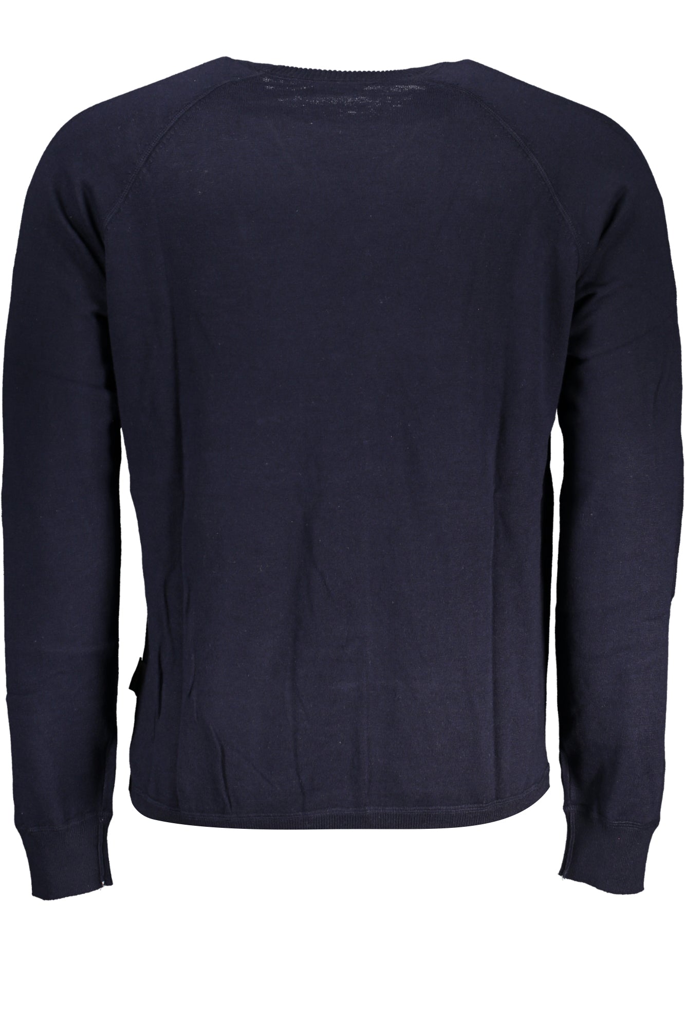 NP0A4H6CDBAQUERIZO_BL176 – Herren Pullover Blau: Langarmshirt mit Rundhals & Kontrastdetails – Größe: S, M, L – Farbe: Blu