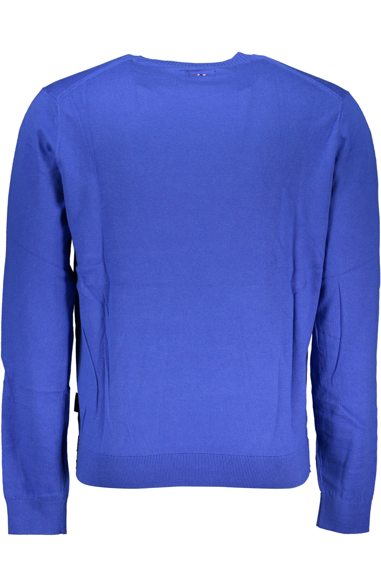 NP0A4GAWDECATUR4_BLB5A – Herren Pullover Blau: Langarmshirt mit Rundhals & Stickerei-Logo – Größe: S, 2XL, L – Farbe: Blu