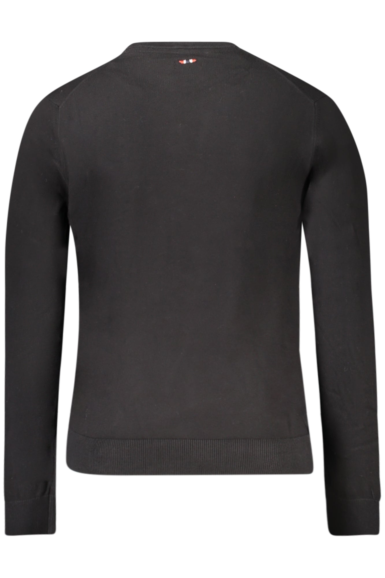 NP0A4I2GDROZ5_NE041 – Herrenpullover Schwarz: Regular Fit Langarmshirt mit Stickerei – Größe: S, M, L, XL, 2XL, 3XL – Farbe: Nero