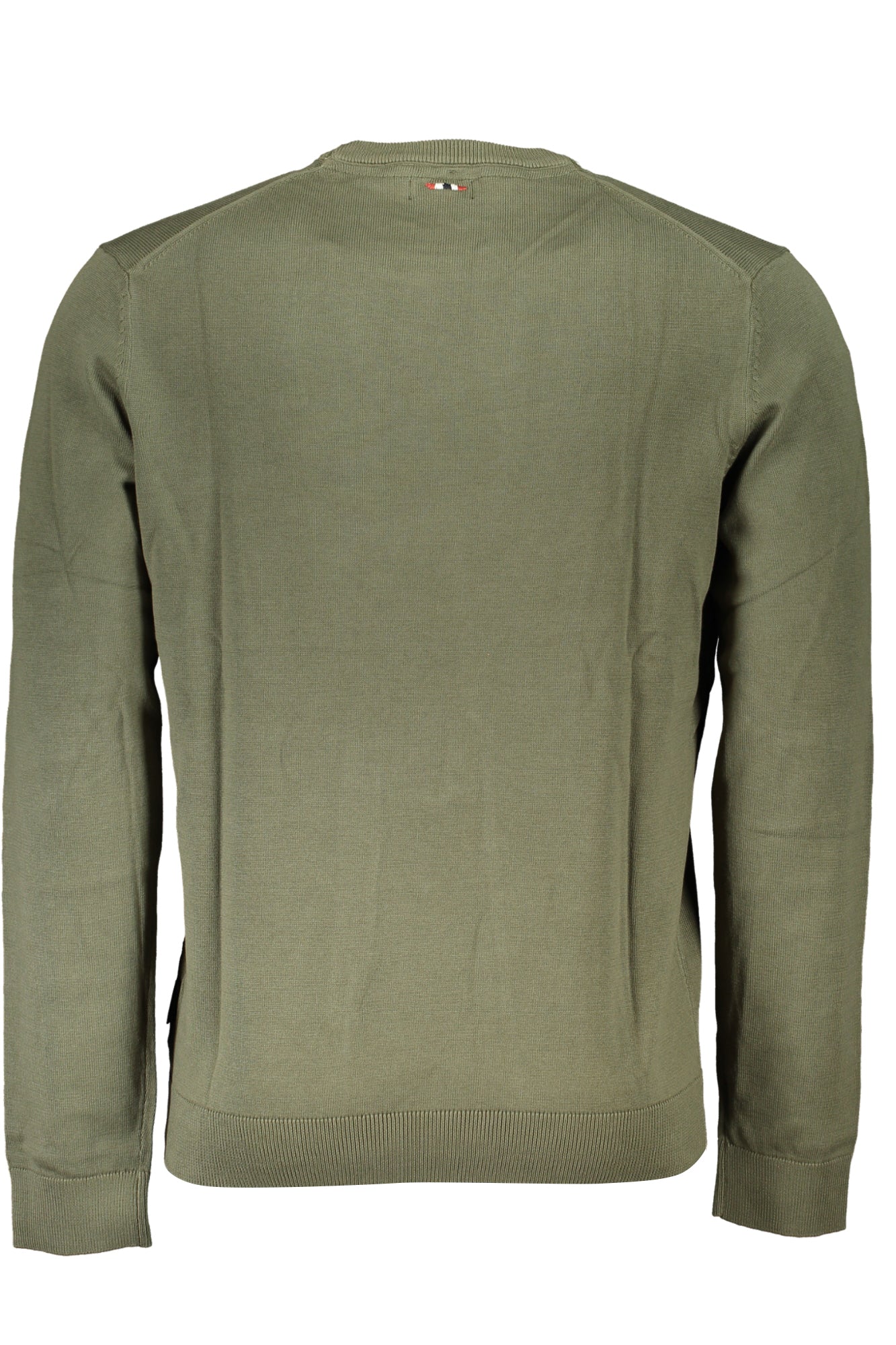 NP0A4GJPDROZ4_VEGE4 – Herren Pullover Grün: Langarmshirt mit Stickerei und Logo-Details – Größe: S, M, L, XL, 2XL – Farbe: Verde