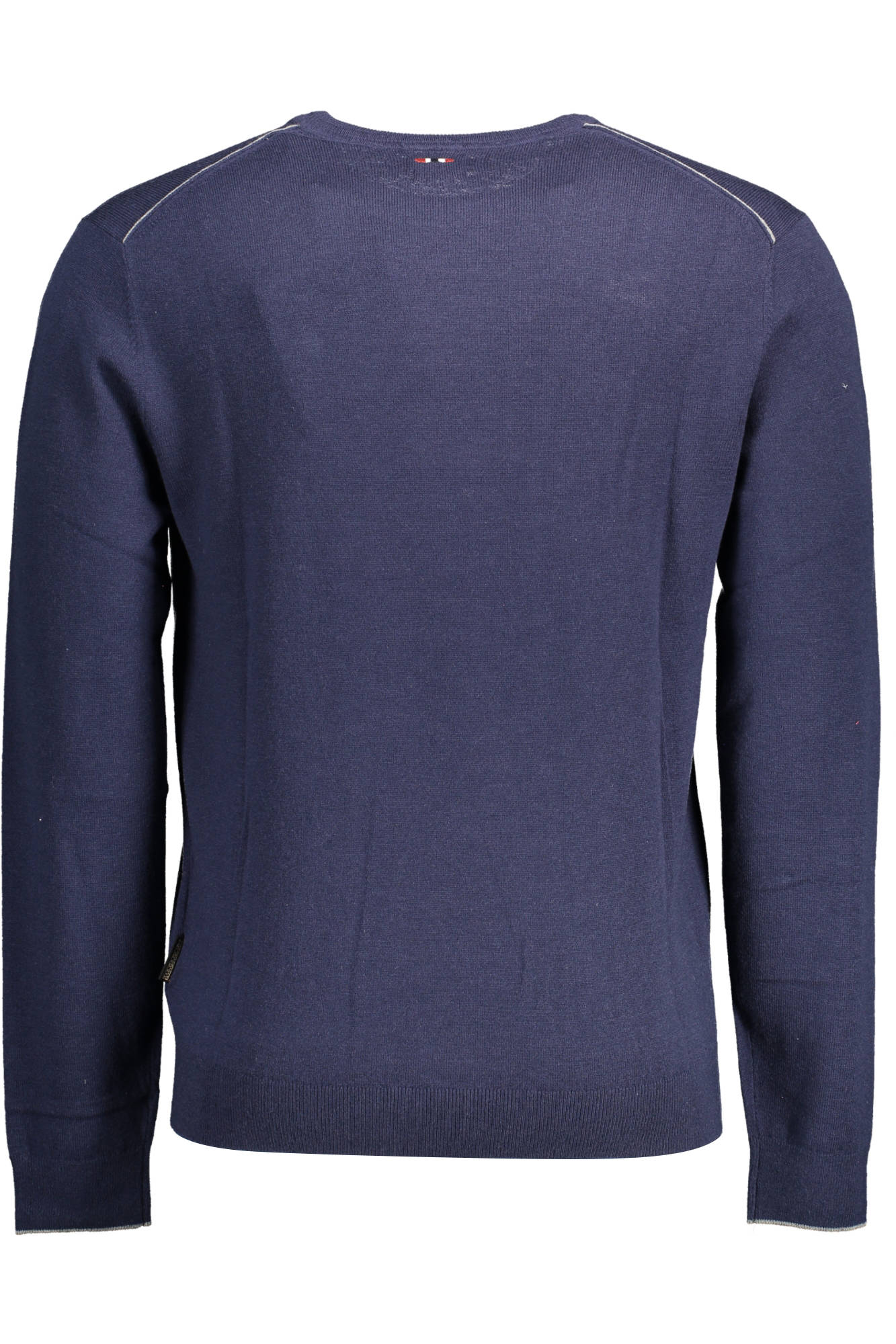 NP0A4GJU-DAMAVAND-C-4_BLU_176 – Herren Pullover Blau mit Rundhalsausschnitt und Stickerei-Details – Größe: S, M, L, XL, 2XL, 3XL – Farbe: Blu