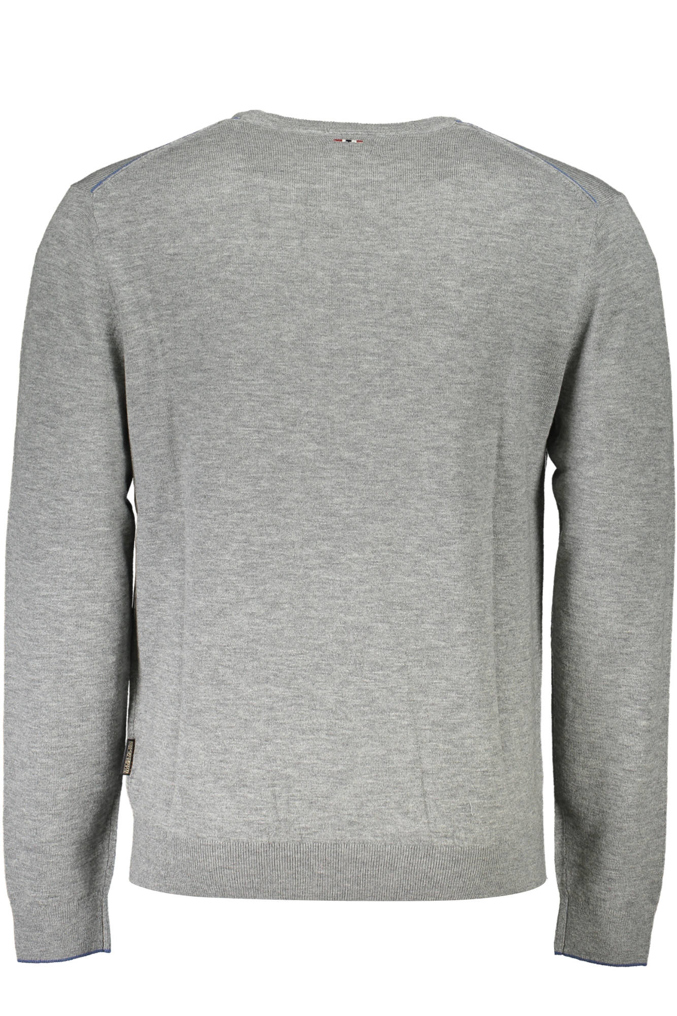 NP0A4GJU-DAMAVAND-C-4_GRIGIO_160 – Grauer Herren-Pullover mit Rundhalsausschnitt und Logo-Stickerei – Größe: 2XL, 3XL, L – Farbe: Grigio