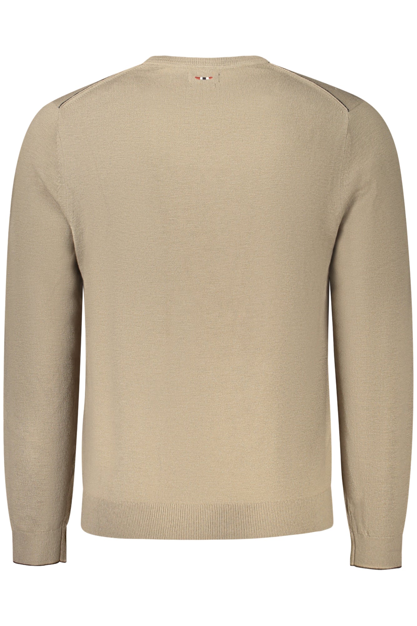 NP0A4GJUDAMAVANDC4_MAN1T – Brauner Herrenpullover: Langarm, Rundhals, Stickerei-Details – Größe: S, M, L, XL, 2XL, 3XL – Farbe: Marrone