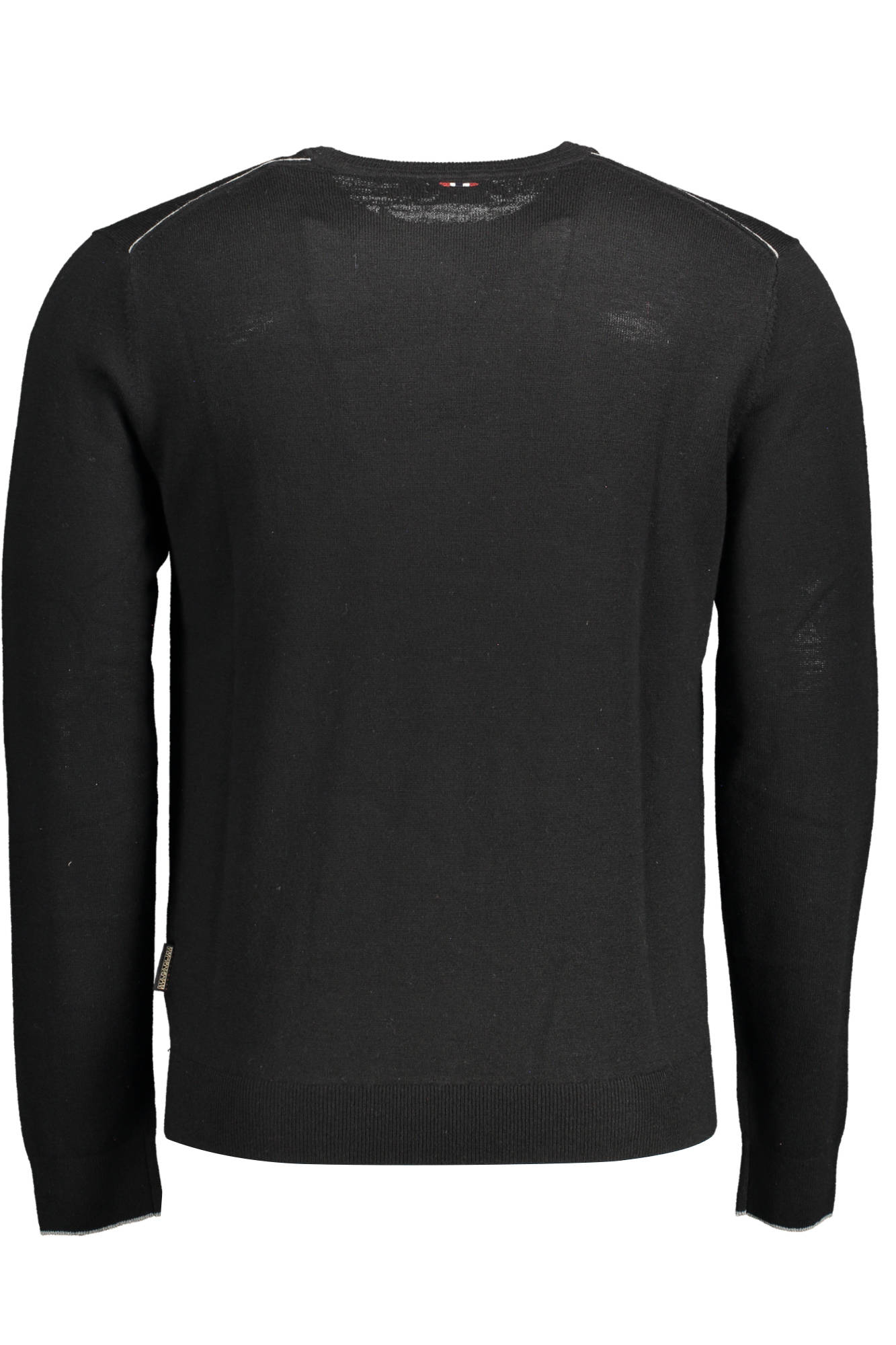 NP0A4GJU-DAMAVAND-C-4_NERO_041 – Schwarzer Herrenpullover mit Logo-Stickerei und Rundhalsausschnitt – Größe: S, M, L, XL, 2XL, 3XL – Farbe: Nero