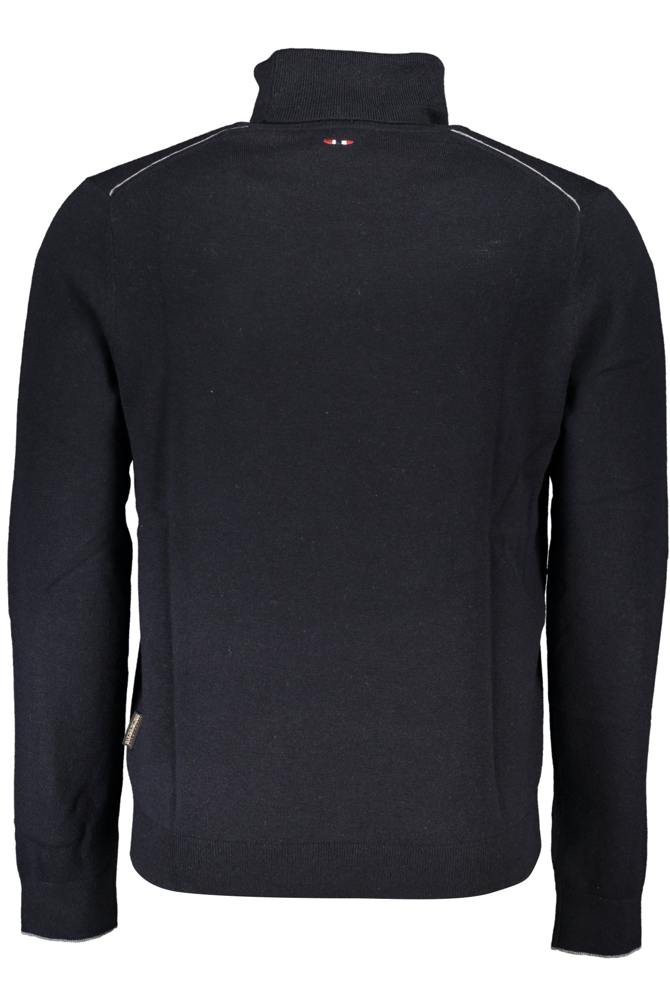 NP0A4GJTDAMAVANDT1_NE041 – Herren Pullover Schwarz mit Hohem Kragen und Logo-Stickerei – Größe: M, L, XL, 2XL, 3XL – Farbe: Nero