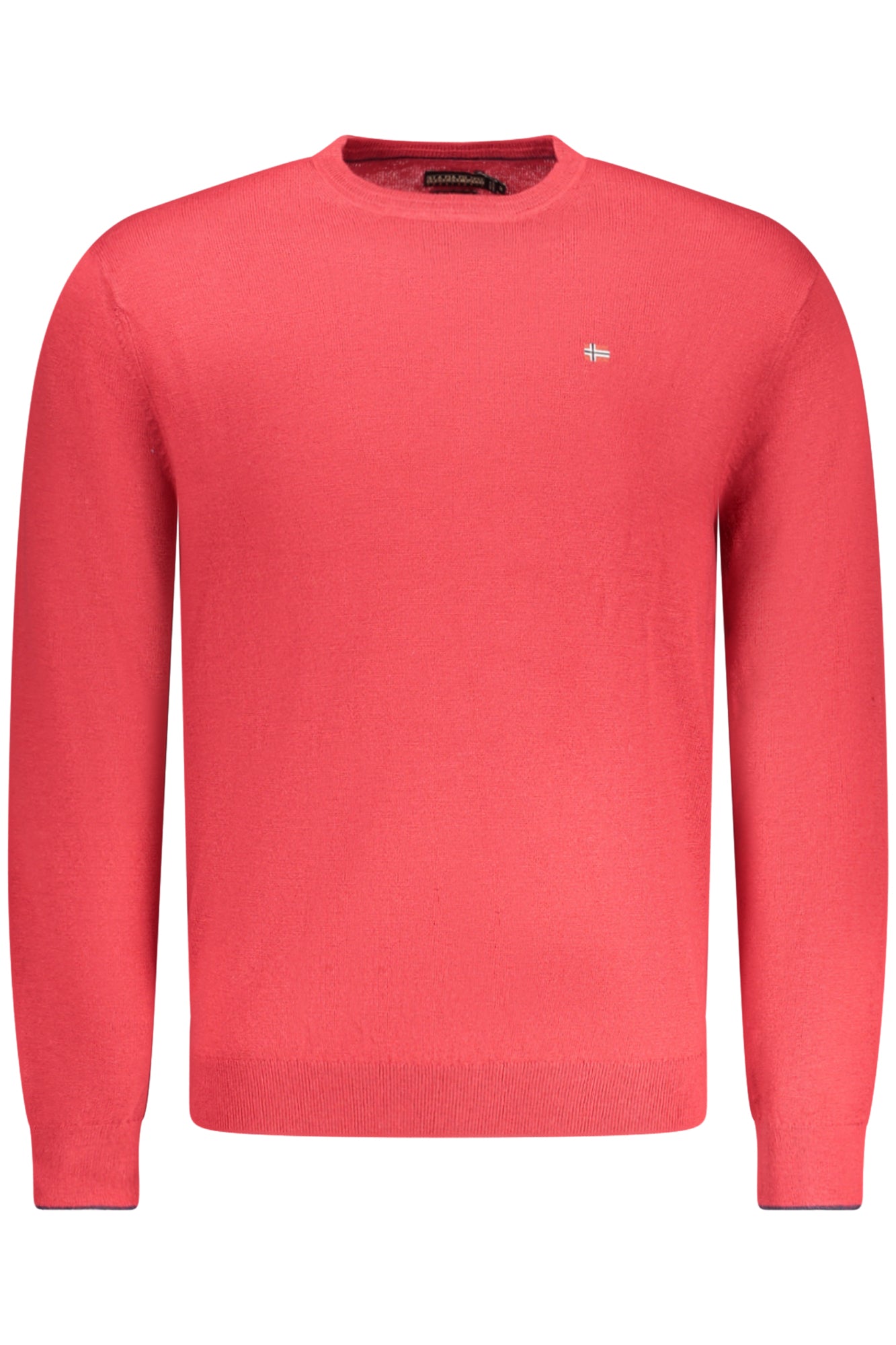 NP0A4GJUDAMAVANDC4_ROR1D – Herrenpullover aus Merinowolle mit Rundhalsausschnitt – Rot – Größe: S, M, L, XL, 2XL, 3XL – Farbe: Rosso