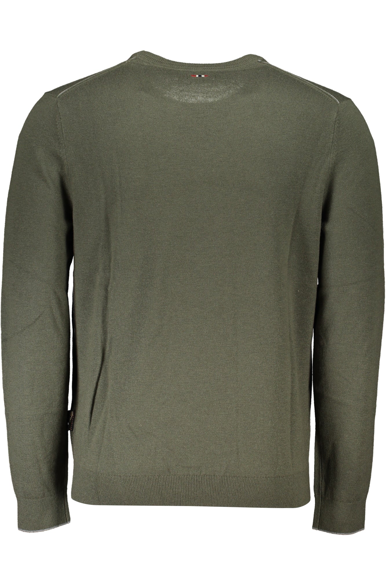 NP0A4GJUDAMAVANDC4_VEGE4 – Grüner Herrenpullover mit Stickerei und Rundhalsausschnitt kaufen – Größe: S, M, L, XL, 2XL, 3XL – Farbe: Verde