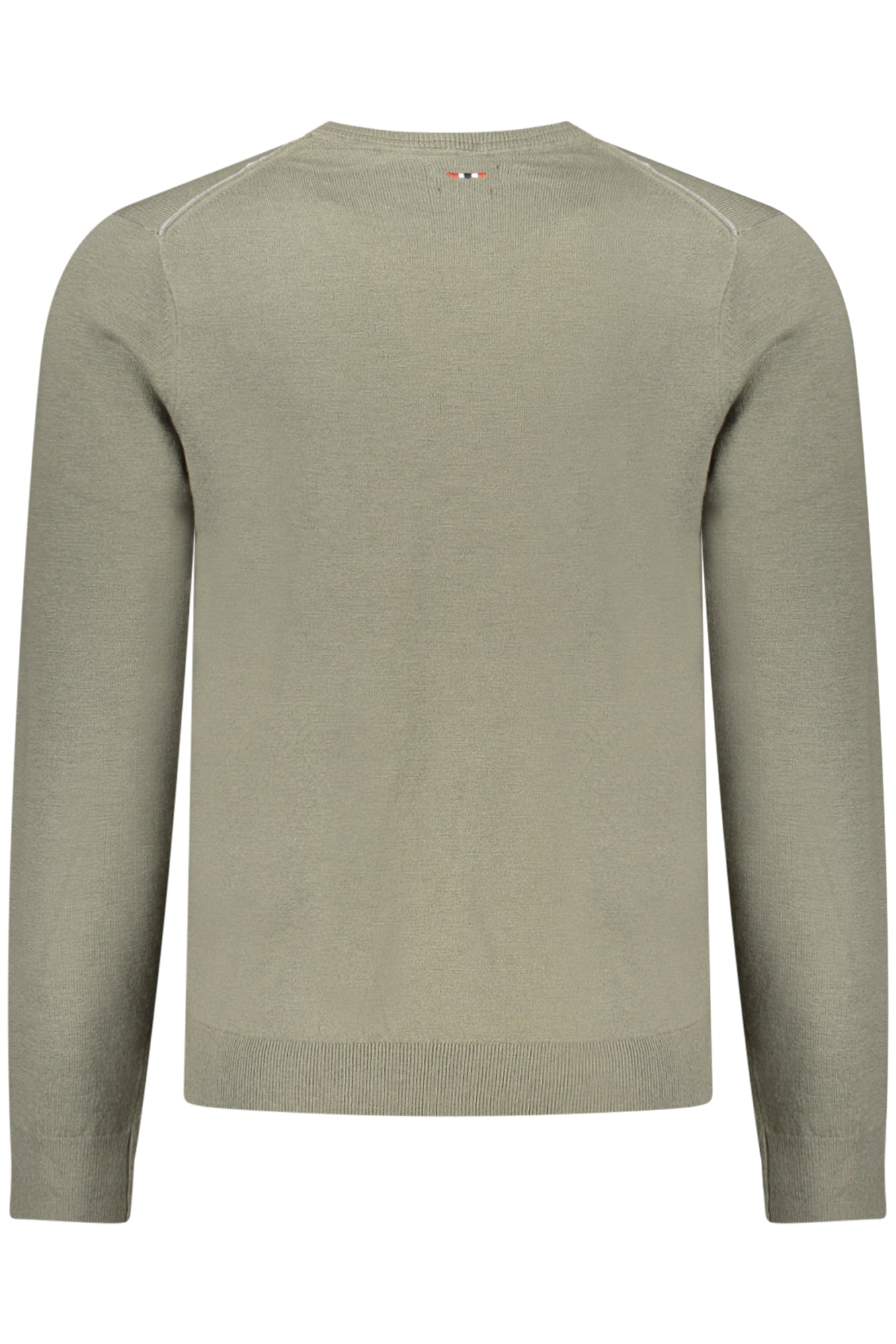 NP0A4GJUDAMAVANDC4_VEG0A – Grüner Herrenpullover mit Rundhals & Stickerei – Stilvolle Eleganz – Größe: S, M, L, XL, 2XL, 3XL – Farbe: Verde