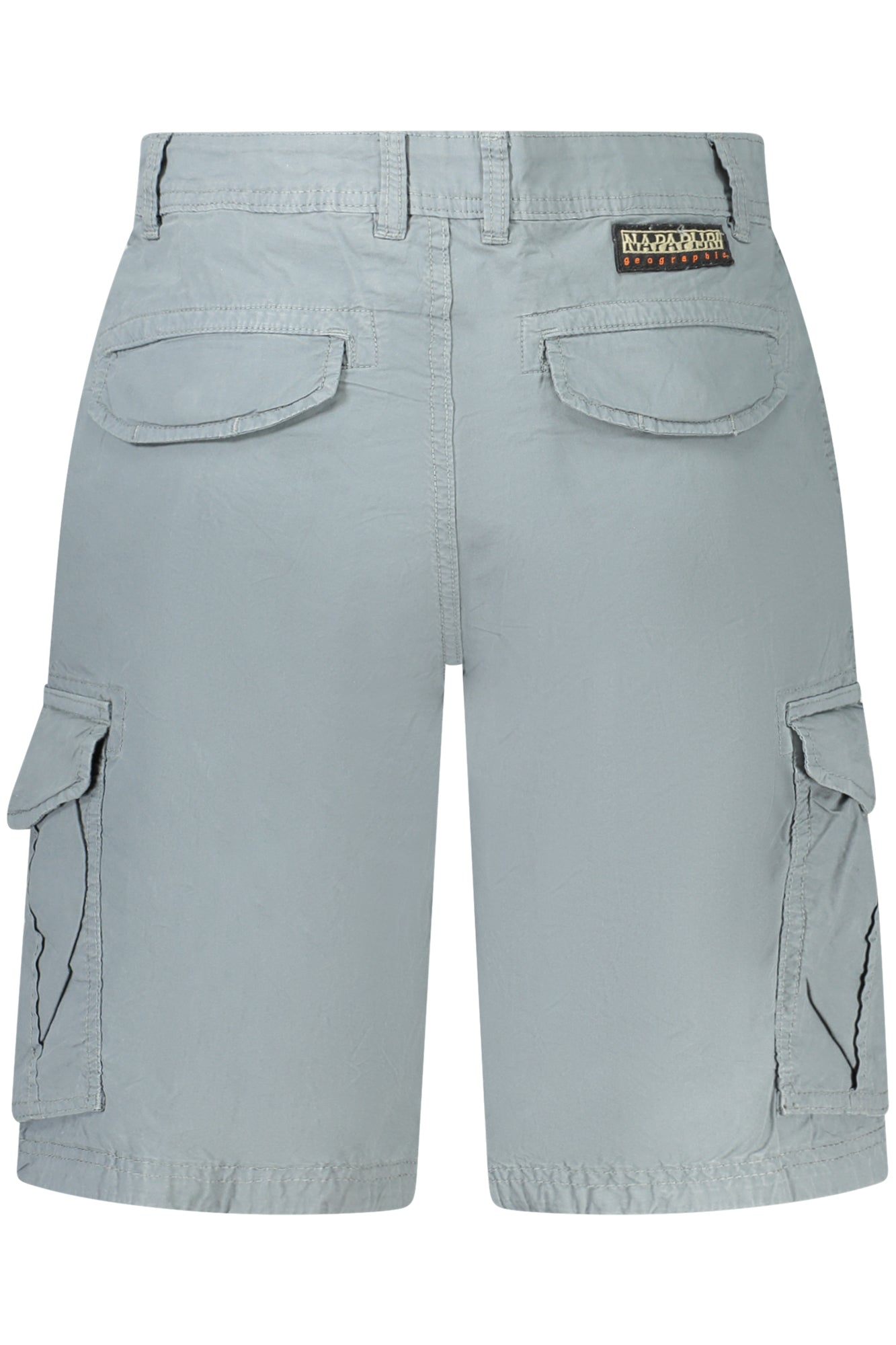 NP0A4H0QNOTO20_GRG1Y – Stylishe Herren Bermuda-Shorts in Grau mit Stickerei und Taschen – Größe: 30, 31, 32, 33, 34, 36, 38, 40 – Farbe: Grigio