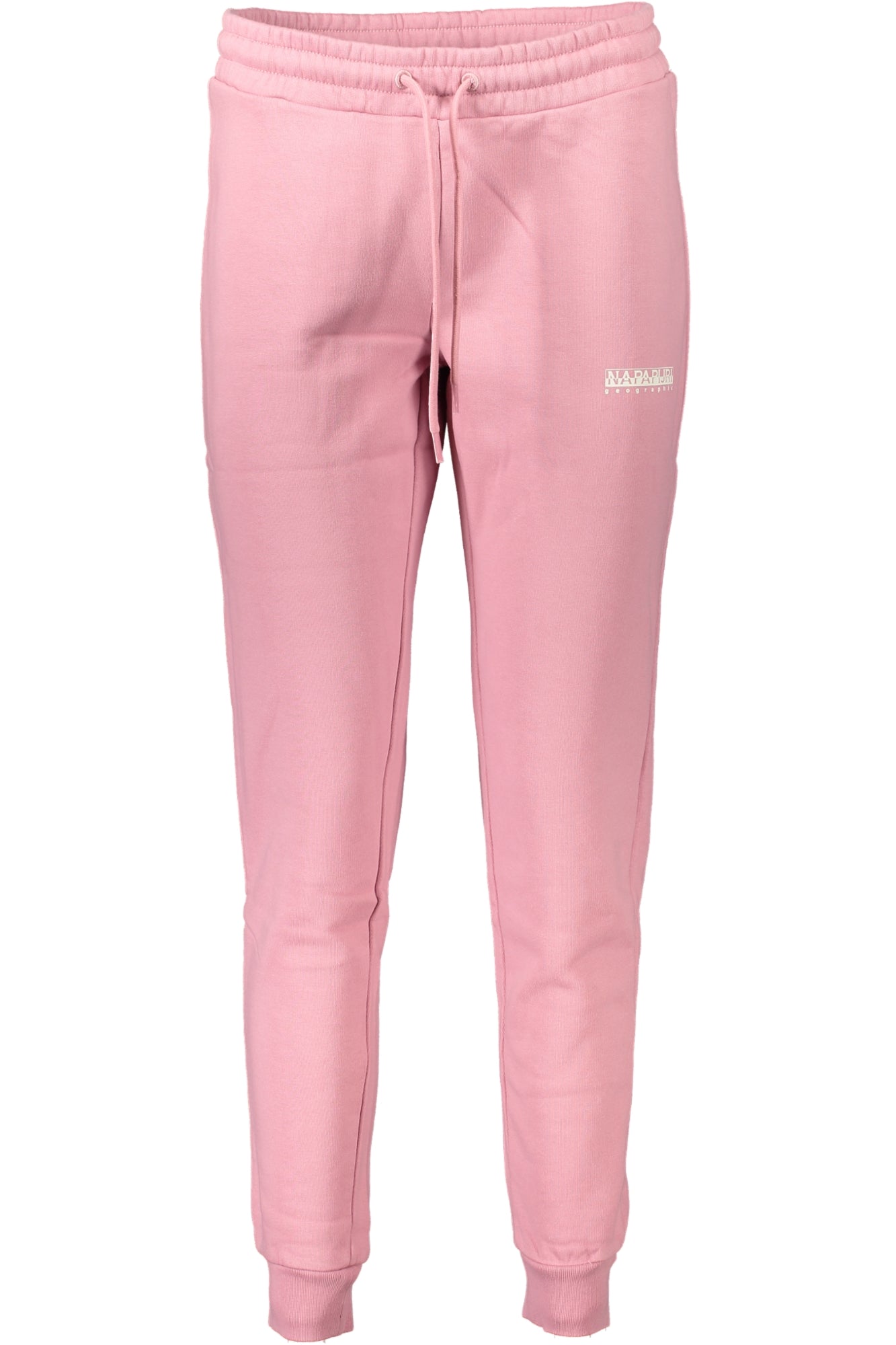 NP0A4G8YBOXW1_RSP87 – Damen Slim Fit Sporthose Rosa - Gefüttert, Elastisch mit Print – Größe: S, M – Farbe: Rosa