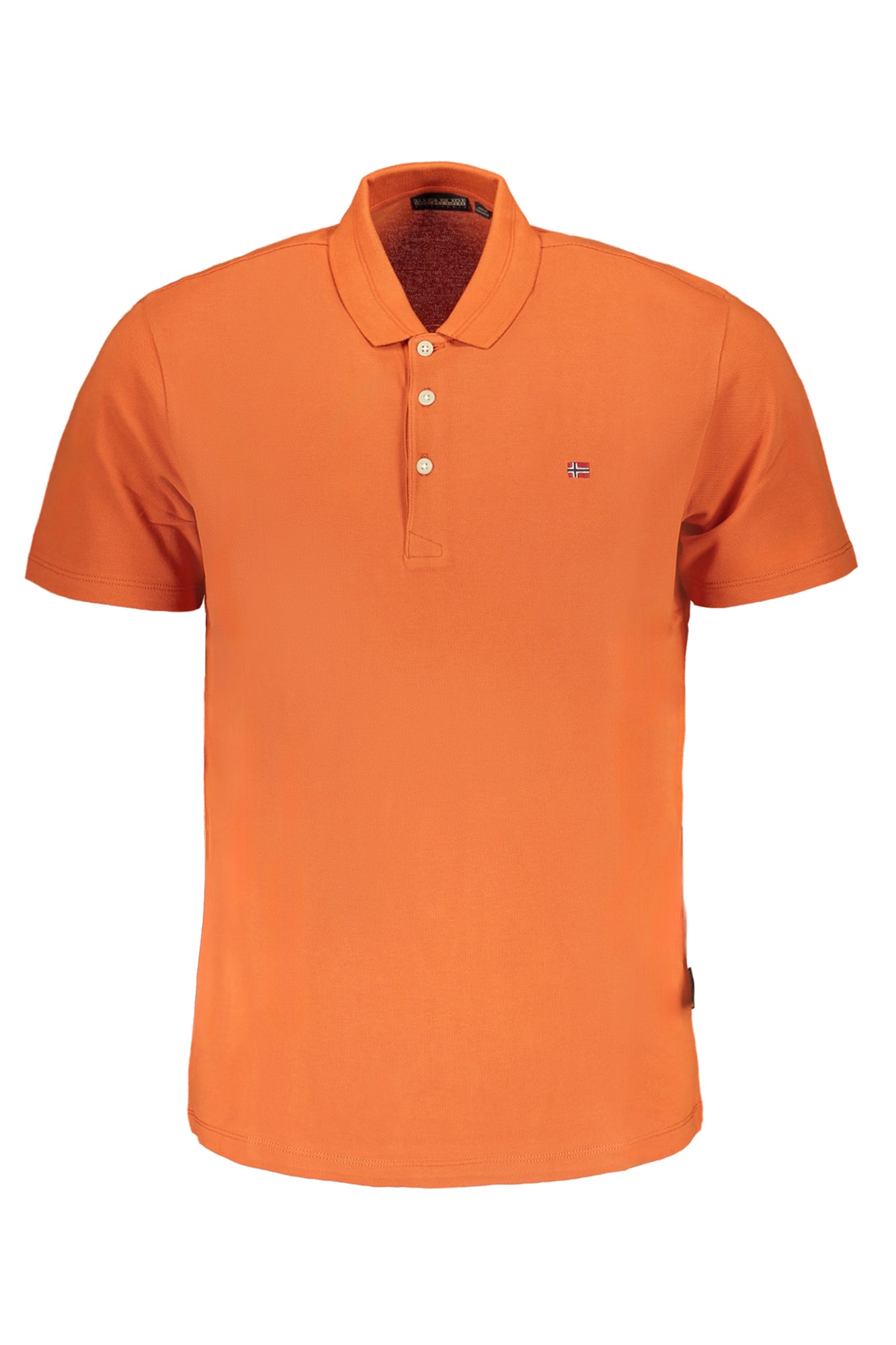 NP0A4H8BEALISSSSUM_ARA62 – Herren Kurzarm-Poloshirt in Orange - Regular Fit mit Stickerei – Größe: S, M, L, XL, 2XL – Farbe: Arancione