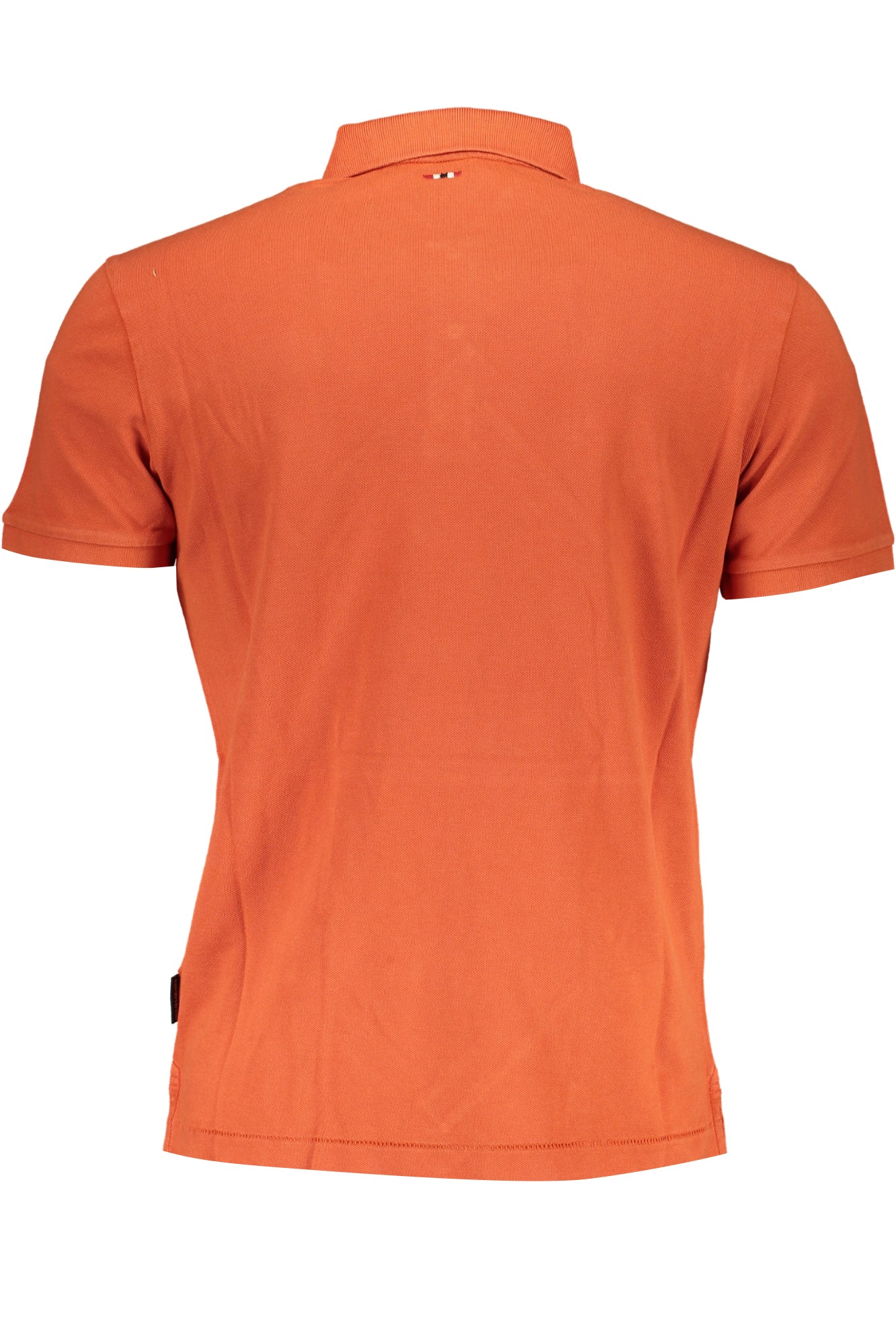 NP0A4GDLELBASSS4_ARA62 – Herren Kurzarm-Poloshirt Orange - Stilvoll mit Druck und Stickerei – Größe: S, M, XL – Farbe: Arancione