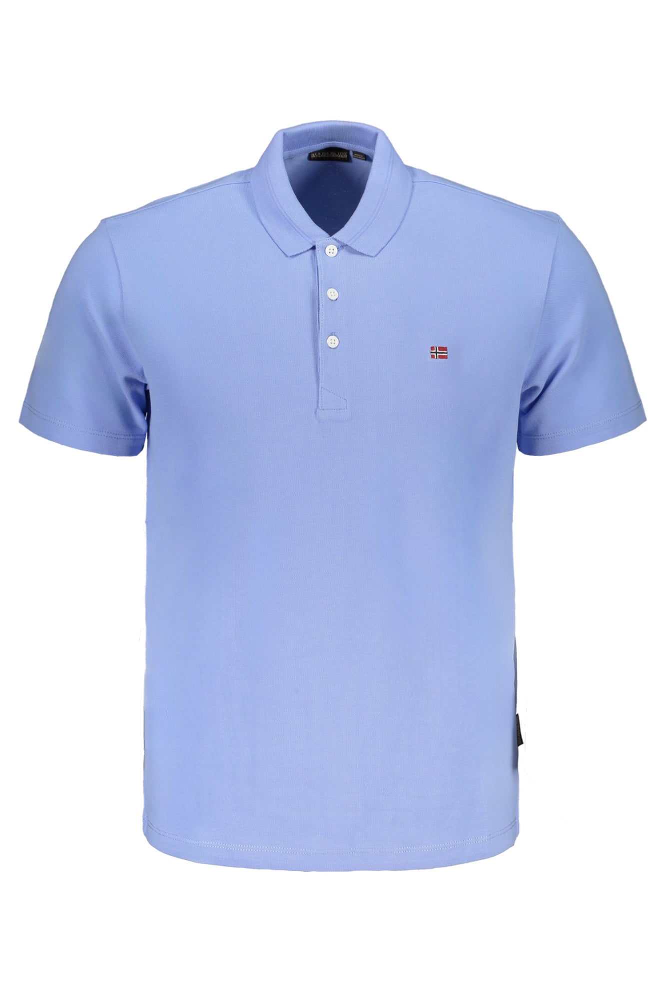 NP0A4H8BEALISSSSUM_AZI00 – Elegantes Herren Poloshirt Blau - Kurzarm mit Stickerei & Logo – Größe: S – Farbe: Azzurro