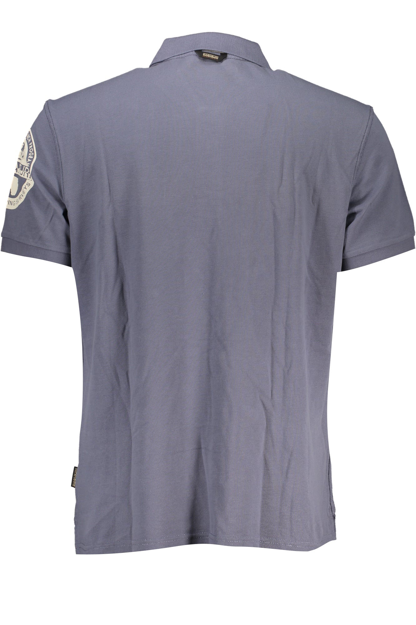 NP0A4H6AEAMUNDSEN_BLB4D – Herren Kurzarm-Polohemd Blau mit Kontrastdetails und Logo – Größe: XL – Farbe: Blu