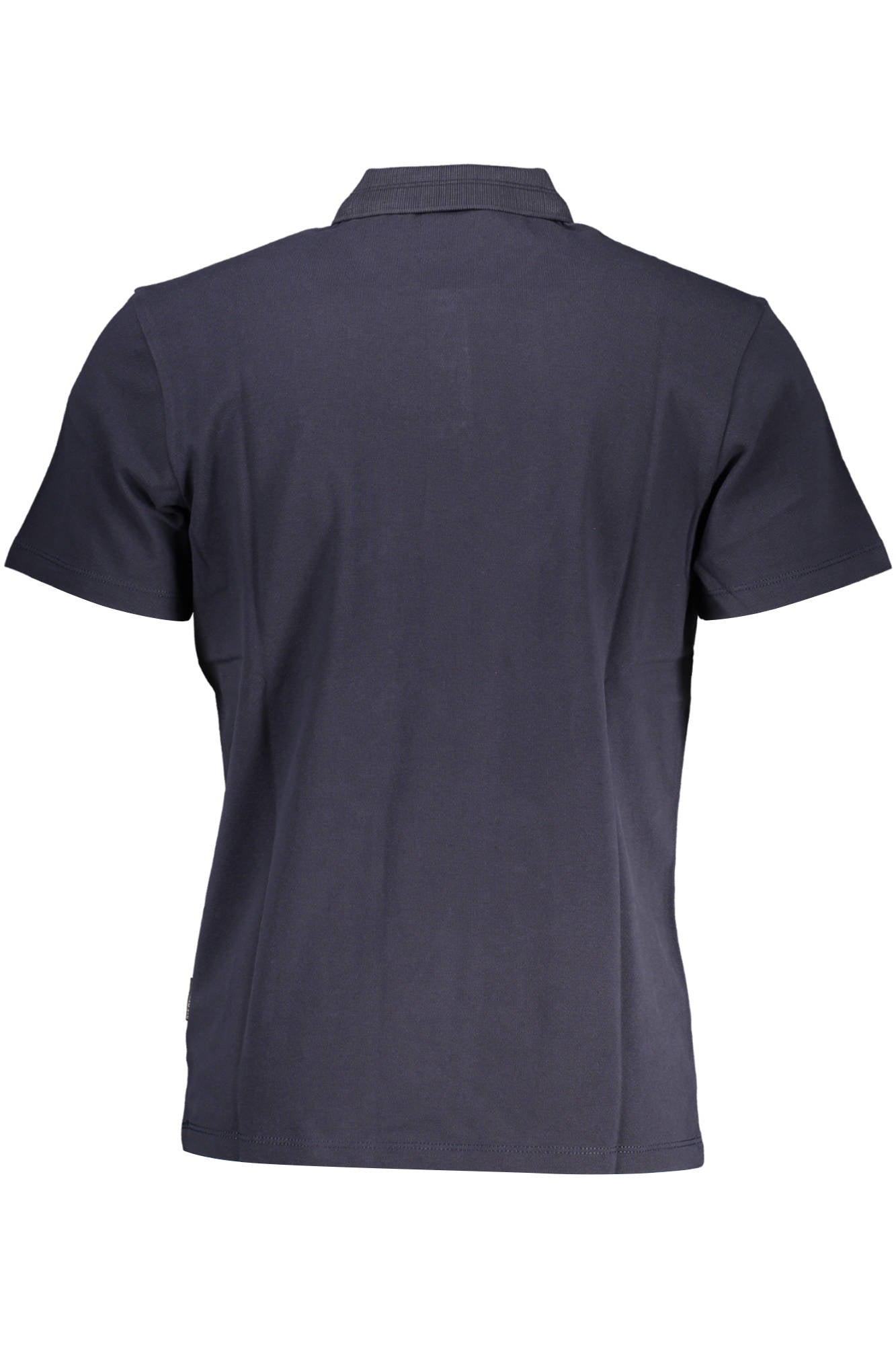 NP0A4H8B-EALIS-SS-SUM_BLU_176 – Herren Kurzarm-Poloshirt Blau mit Stickerei und Knopfleiste – Größe: S, M, L, XL, 2XL, 3XL – Farbe: Blu