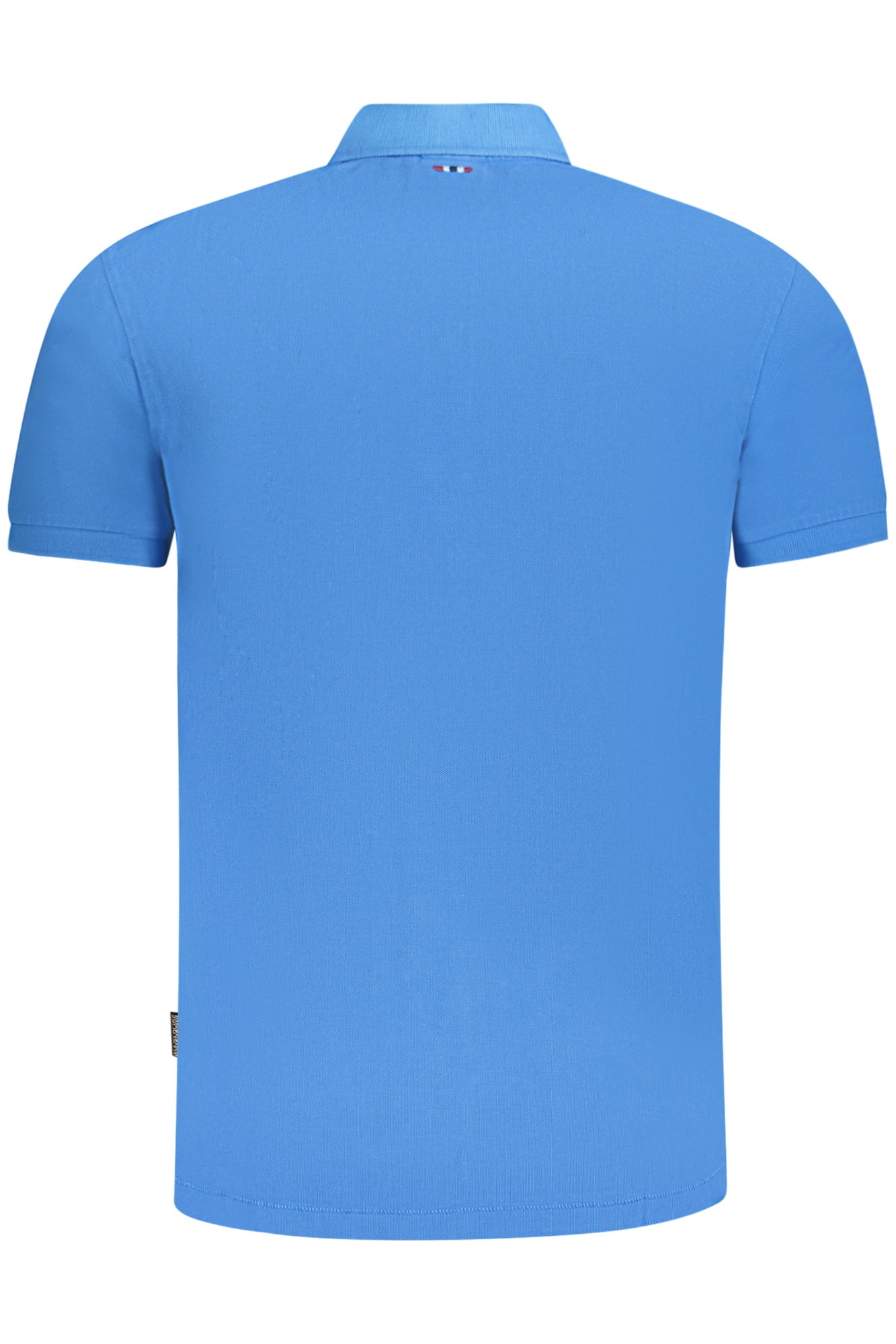 NP0A4GDLELBASSS4_BLB2W – Herren Kurzarm-Poloshirt Blau mit Druck und Stickerei - Regular Fit – Größe: S, M, L, XL – Farbe: Blu