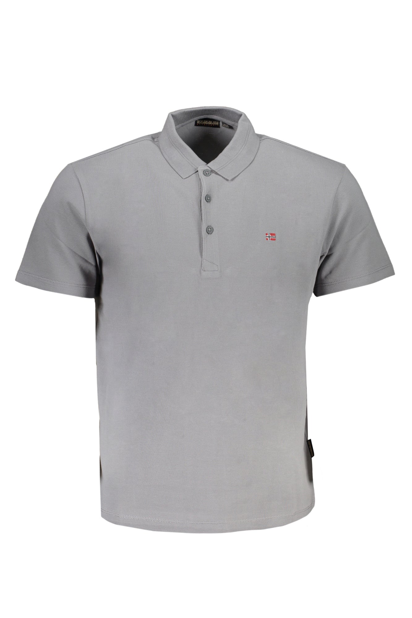 NP0A4H8BEALISSSSUM_GRH58 – Herren Kurzarm-Poloshirt Grau mit Stickerei und Logo - Regular Fit – Größe: M, S – Farbe: Grigio