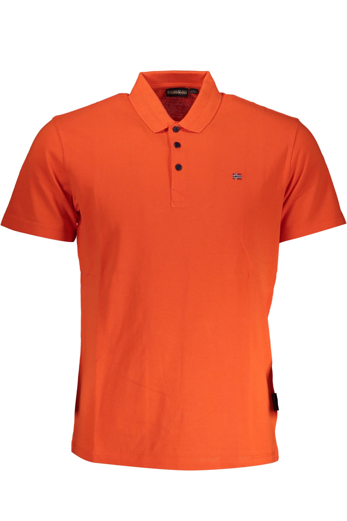 NP0A4H8B-EALIS-SS-SUM_ROSSO_R05 – Herren Kurzarm-Poloshirt Rot mit Logostickerei und 3 Knöpfen – Größe: M, L, XL – Farbe: Rosso