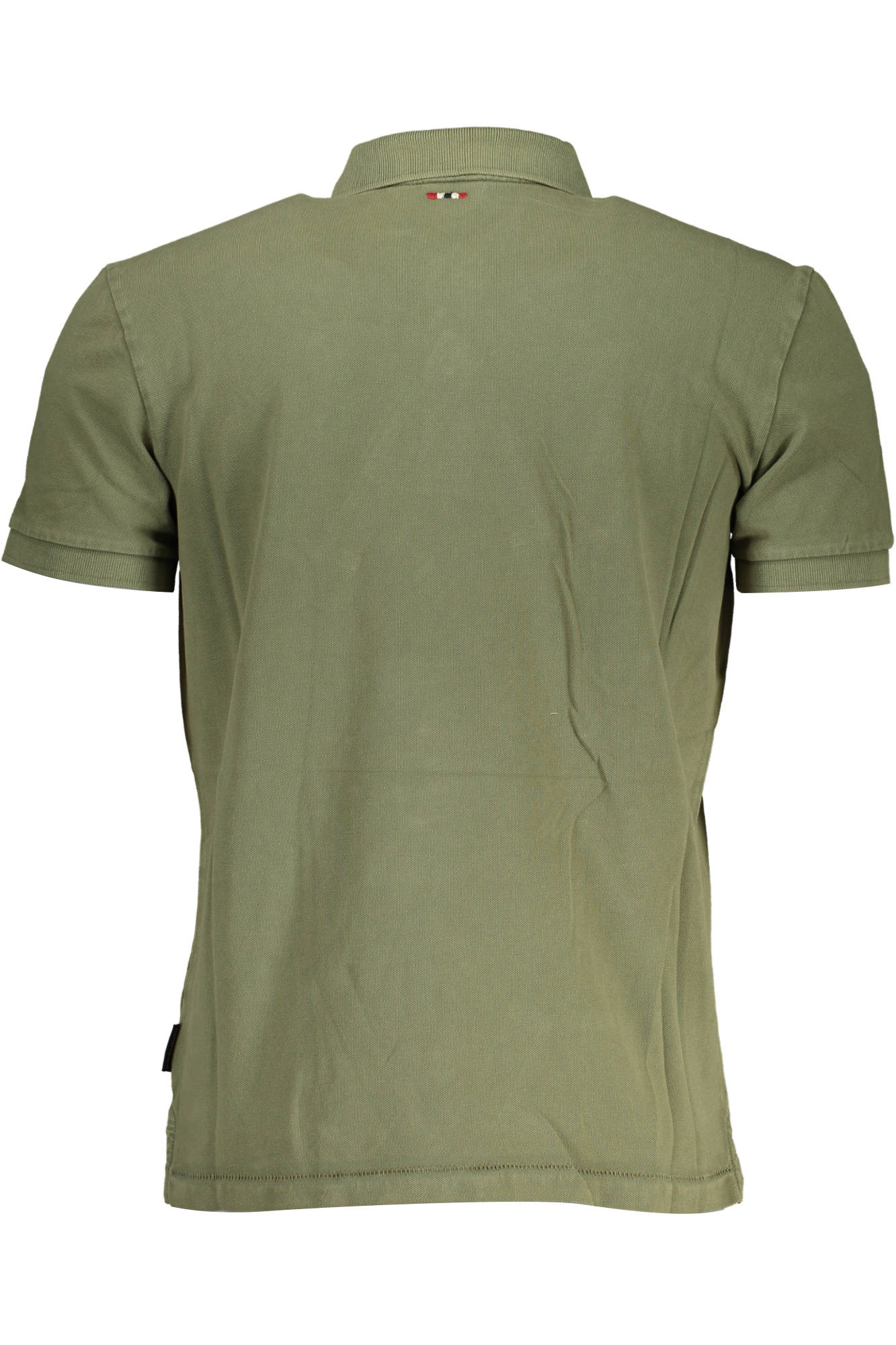 NP0A4GDL-ELBAS-SS-4_VERDE_GAE – Poloshirt Herren Grün - Kurzarm, Knopfleiste & Stickerei Design – Größe: S, M, L, XL, 2XL – Farbe: Verde