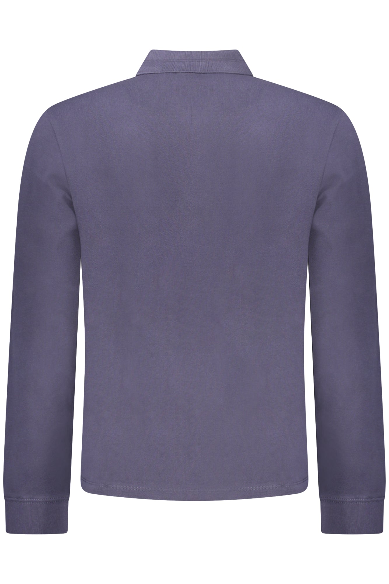 NP0A4I8QEALISLS1_BL176 – Herren Langarmshirt Blau - Regular Fit, Poloshirt mit Stickerei – Größe: S, M, L, XL, 2XL, 3XL – Farbe: Blu