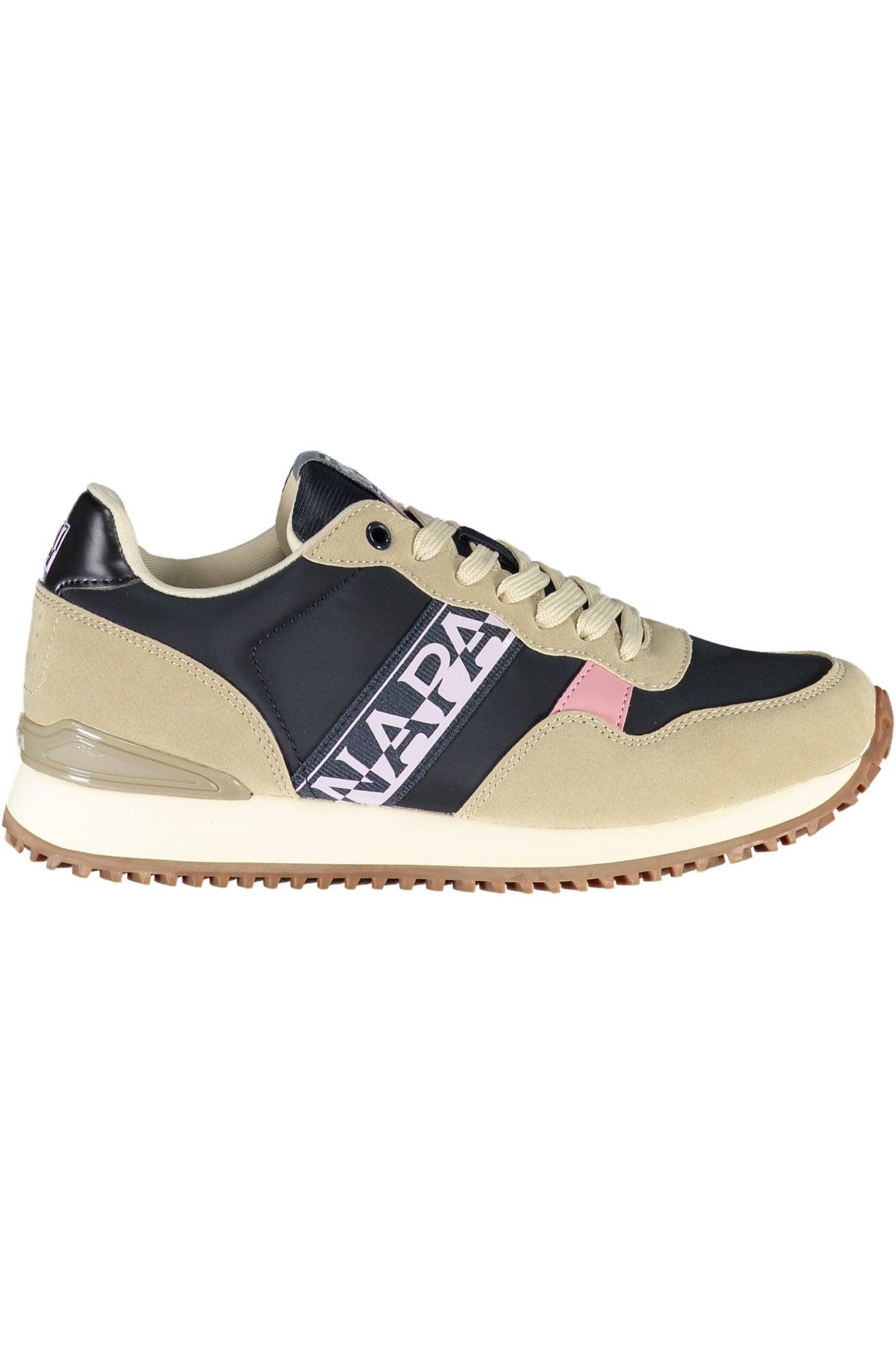 NP0A4HWCF3ASTRA01PUN_BE904 – Beige Sportschuhe für Damen mit Kontrastschnürung und Logodetails – Größe: 36, 38, 39, 40 – Farbe: Beige