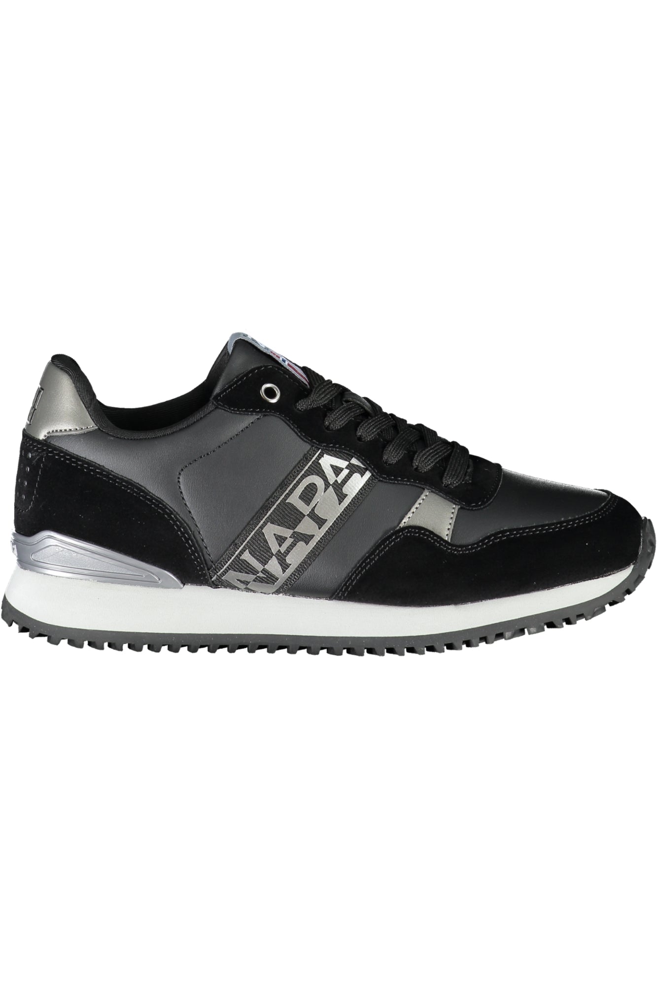 NP0A4HWBF3ASTRA01SYN_NE041 – Stylische schwarze Damensneakers mit kontrastierenden Details – Größe: 36, 37, 38, 39, 40, 41 – Farbe: Nero