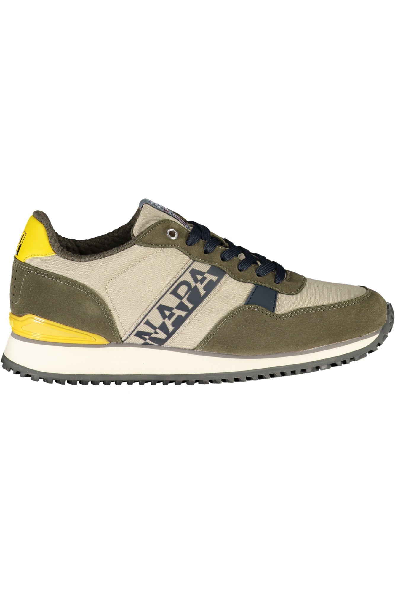 NP0A4HVPF3COSMOS01PUN_BENC1 – Elegante Beige Herrensneaker mit Kontrastdetails und Schnürung – Größe: 40, 41, 42, 43, 44, 45, 46 – Farbe: Beige