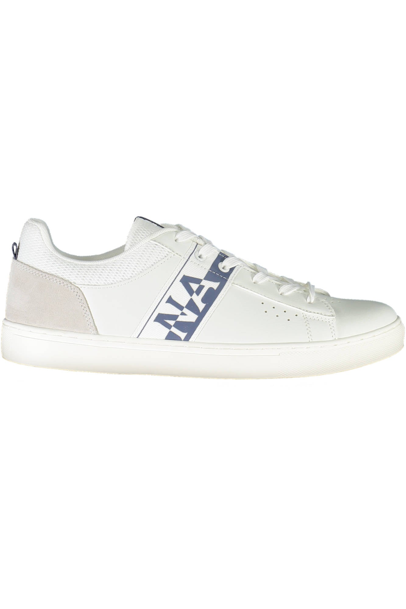 NP0A4GTBB-S2BIRCH01PUC_BIANCO_01A – Stylische Herren-Sneaker: Weiße Sportschuhe mit Kontrastdetails – Größe: 40, 41, 42, 43, 44, 45, 46 – Farbe: Bianco