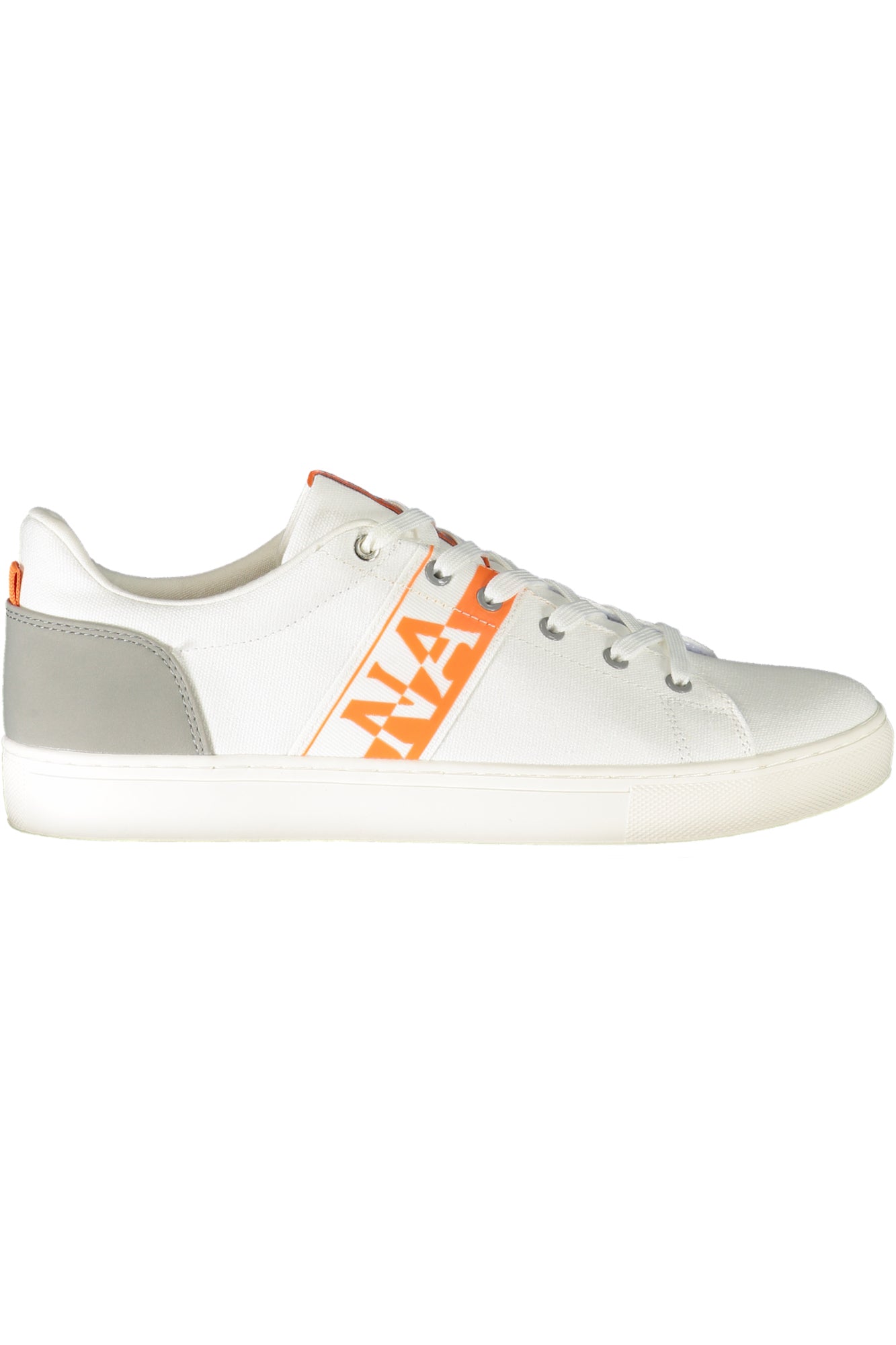 NP0A4I7FS4BIRCH02CAN_BI002 – Weiße Herren-Sportschuhe mit Kontrastdetails und Schnürsenkeln – Größe: 40, 41, 42, 43, 44, 45, 46 – Farbe: Bianco