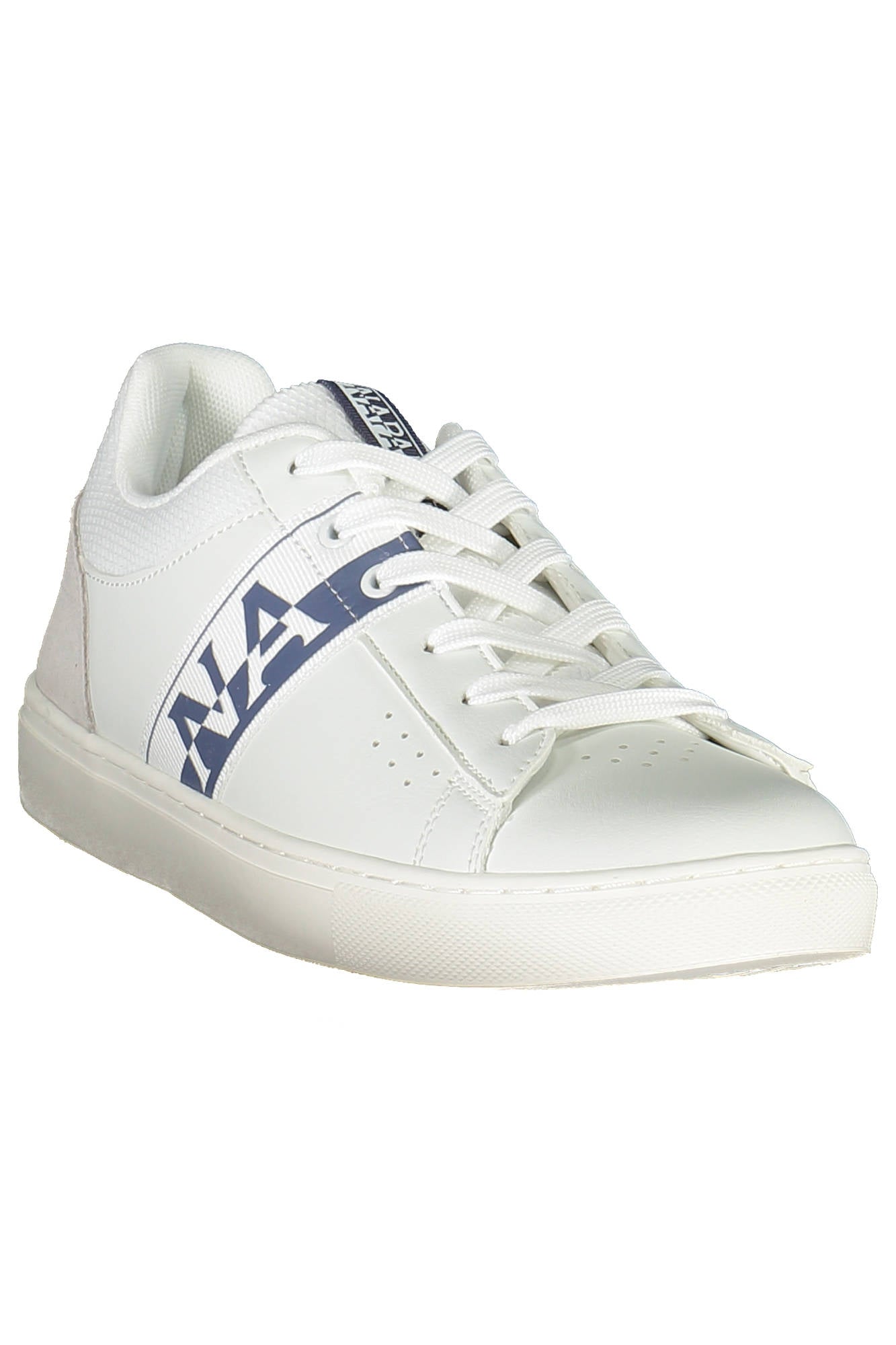 NP0A4GTBB-S2BIRCH01PUC_BIANCO_01A – Stylische Herren-Sneaker: Weiße Sportschuhe mit Kontrastdetails – Größe: 40, 41, 42, 43, 44, 45, 46 – Farbe: Bianco