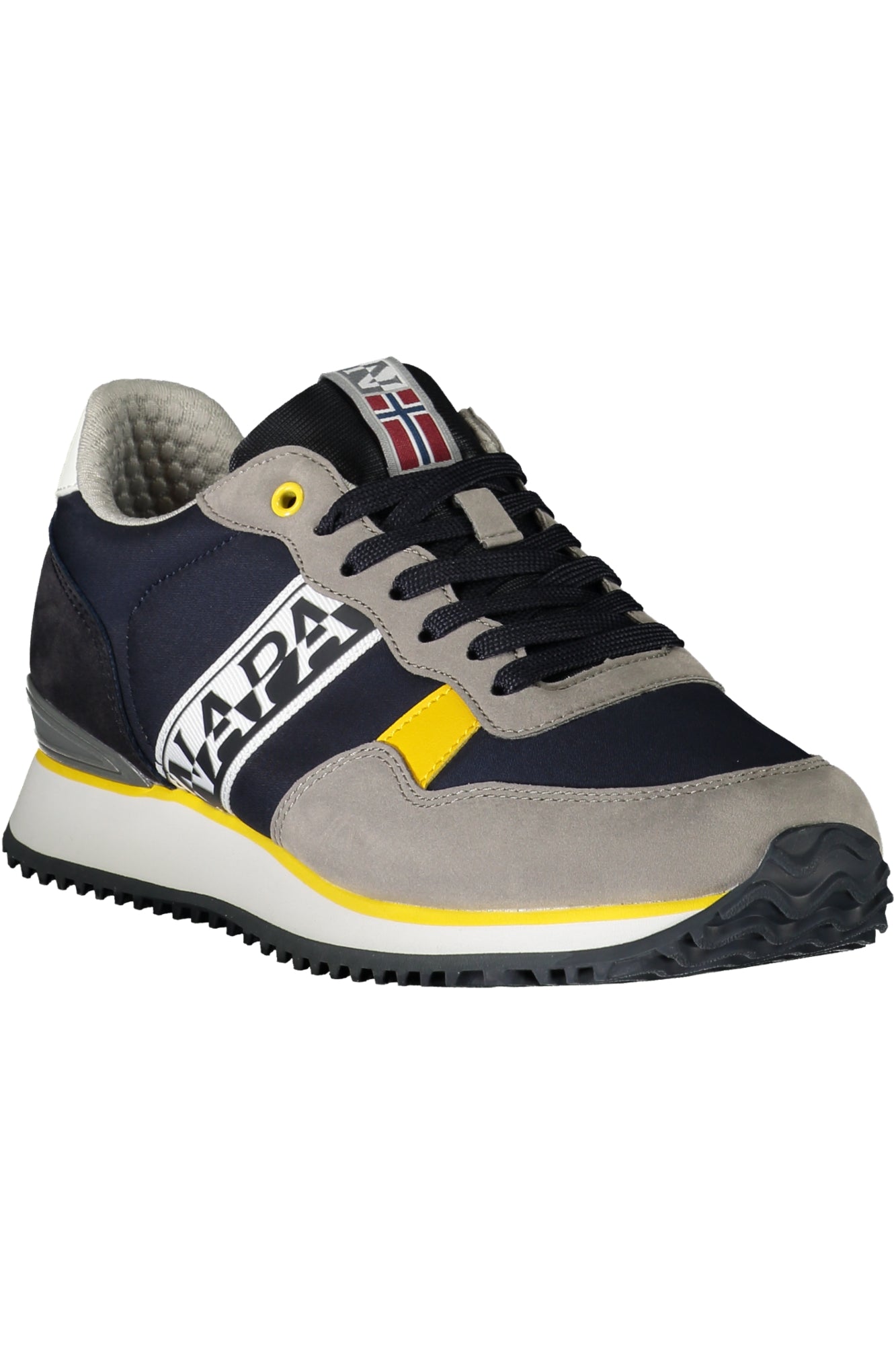 NP0A4I7ES4COSMOS01NYP_BL01Y – Stylische blaue Herren-Sportschuhe mit Kontrastdetails und extra Schnürsenkeln – Größe: 42, 44, 46 – Farbe: Blu