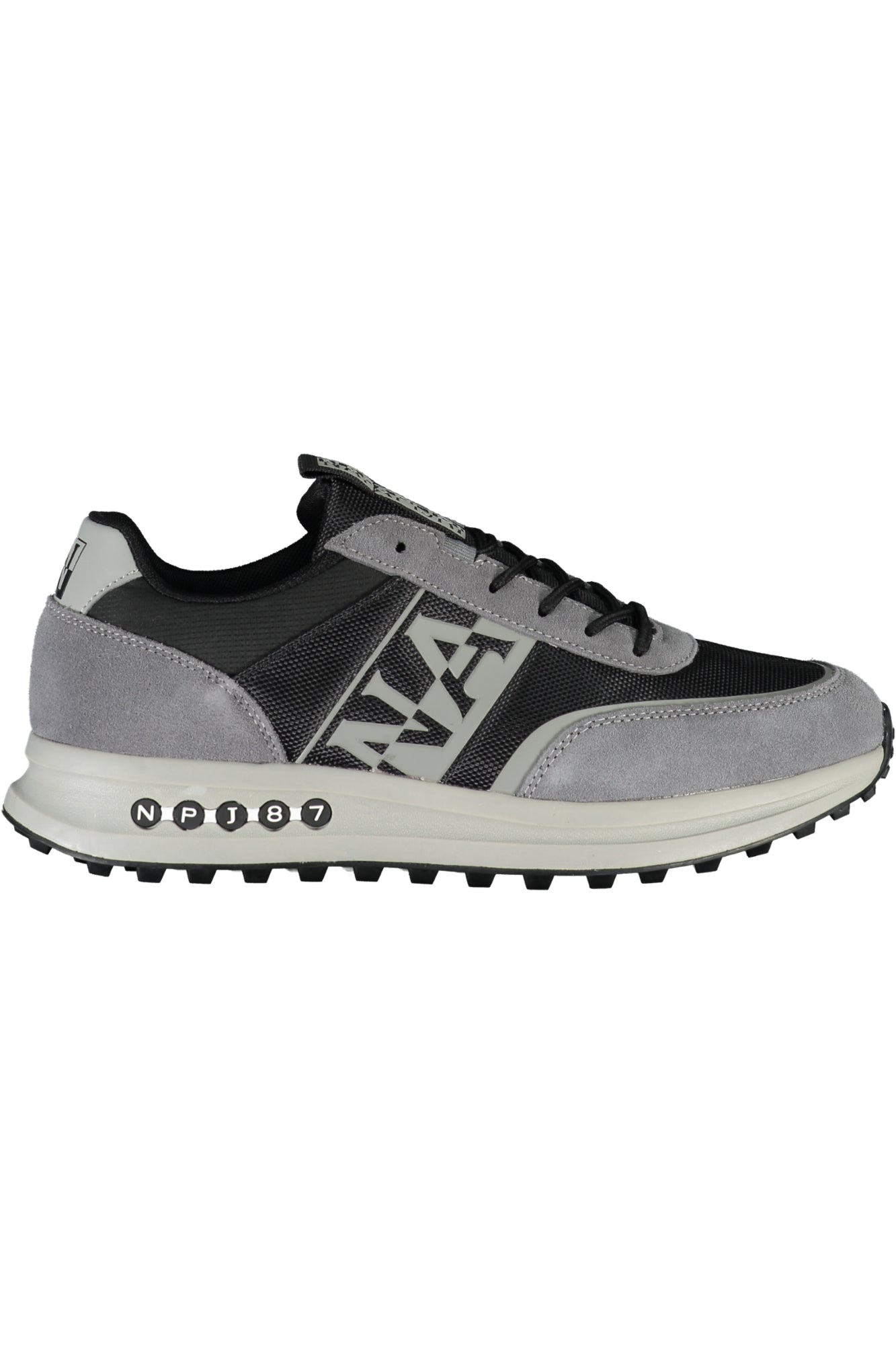 NP0A4HVIF3SLATE02COR_GRZ02 – Graue Herrensportschuhe mit Schnürsenkeln & Kontrastdetails entdecken – Größe: 40, 41, 42, 43, 44, 45, 46 – Farbe: Grigio