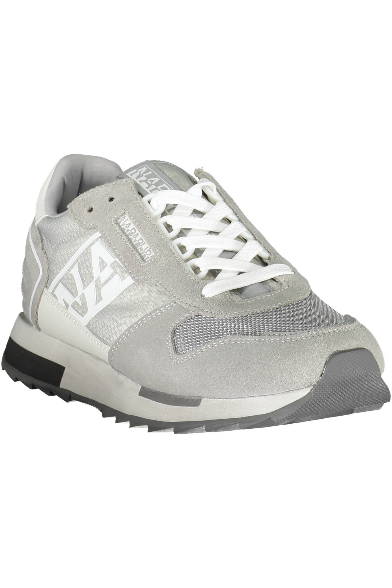 NP0A4HL8-S3VIRTUS02NYM_GRIGIO_H97 – Stylische Herrensportschuhe Grau mit Kontrastdetails und Ersatzschnürsenkel – Größe: 40, 41, 42, 43, 44, 45 – Farbe: Grigio