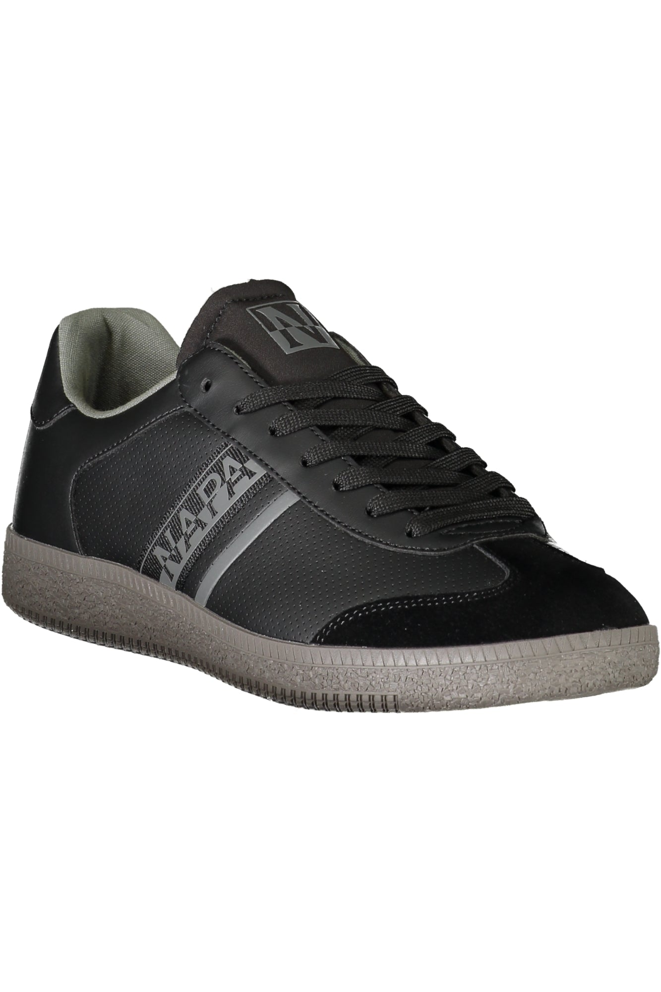 NP0A4I7MS4ASPEN01SUP_NE041 – Herren Sportschuhe Schwarz mit Schnürsenkeln & Kontrastdetails – Größe: 40, 41, 42, 43, 44, 45, 46 – Farbe: Nero