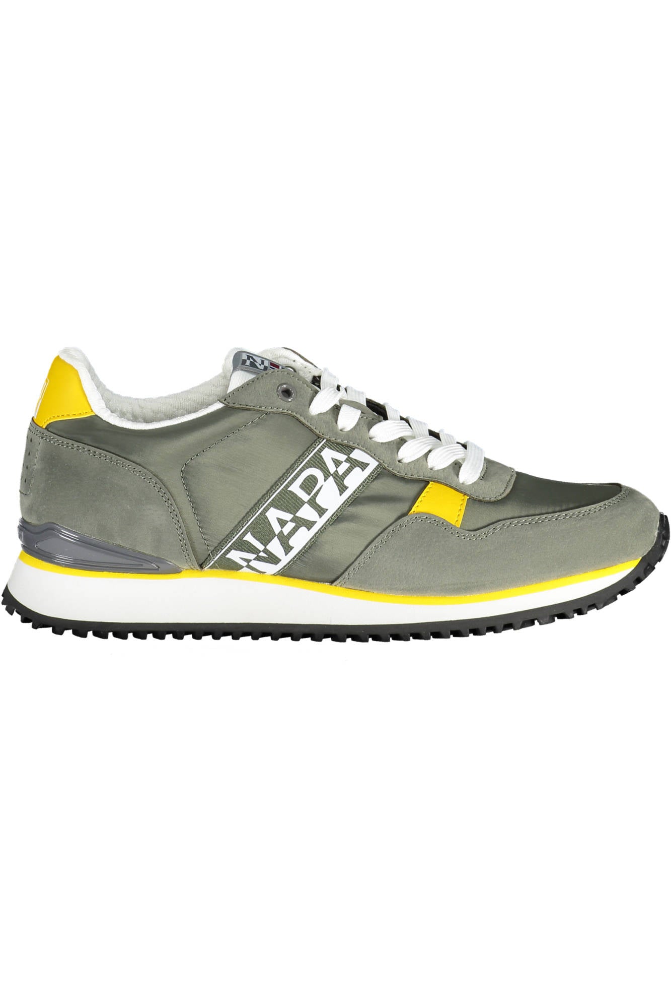 NP0A4HL5-S3COSMOS01NYP_VERDE_GAE – Stylische grüne Sportschuhe für Herren mit Kontrastdetails und Logo – Größe: 40, 41, 42, 43, 44, 45, 46 – Farbe: Verde