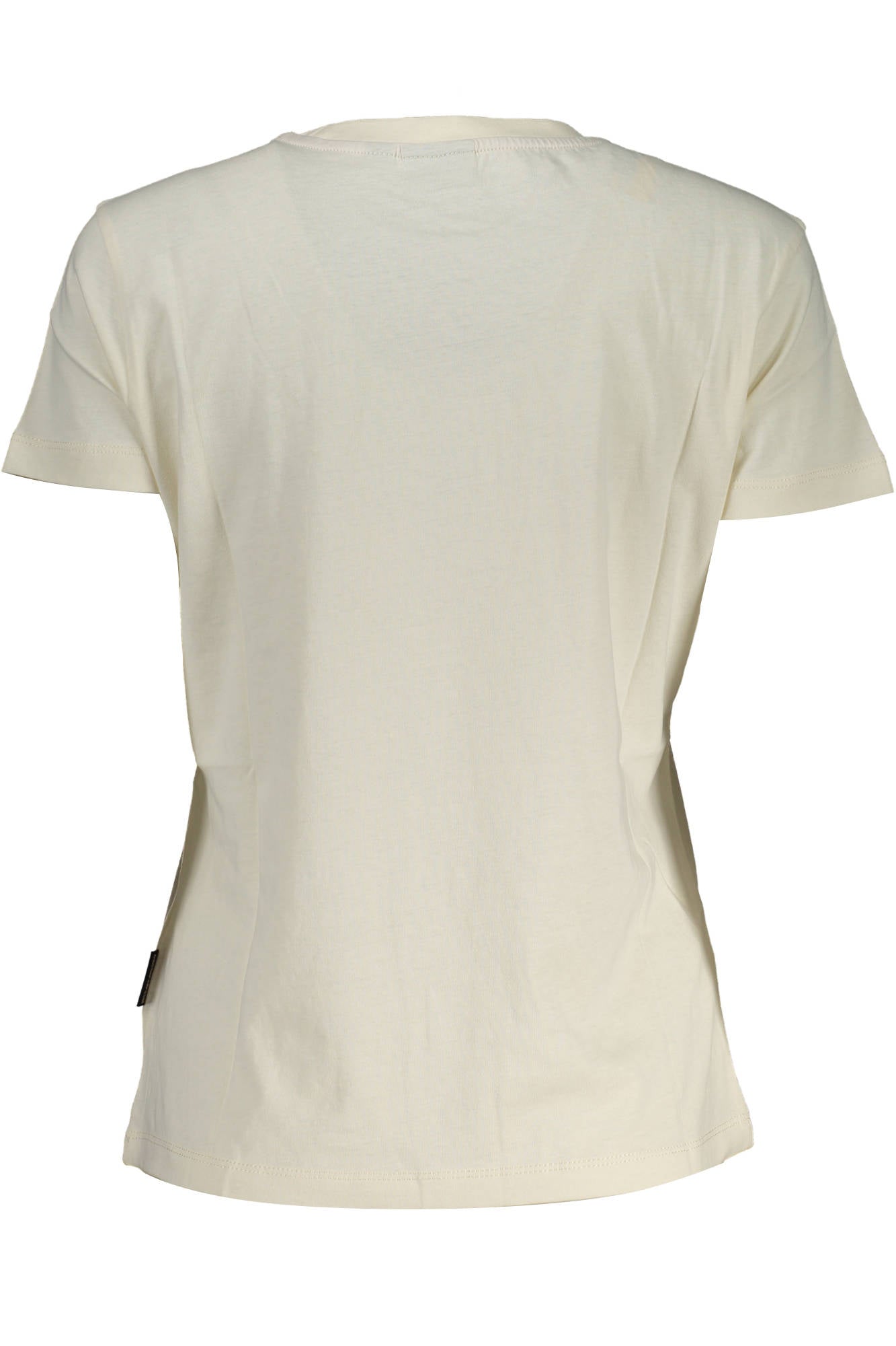 NP0A4GYN-S-IBARRA_BIANCO_N1A – Kurzarm Damen T-Shirt Weiß - Stilvoll mit Rundhals & Logo-Details – Größe: S, L, M – Farbe: Bianco