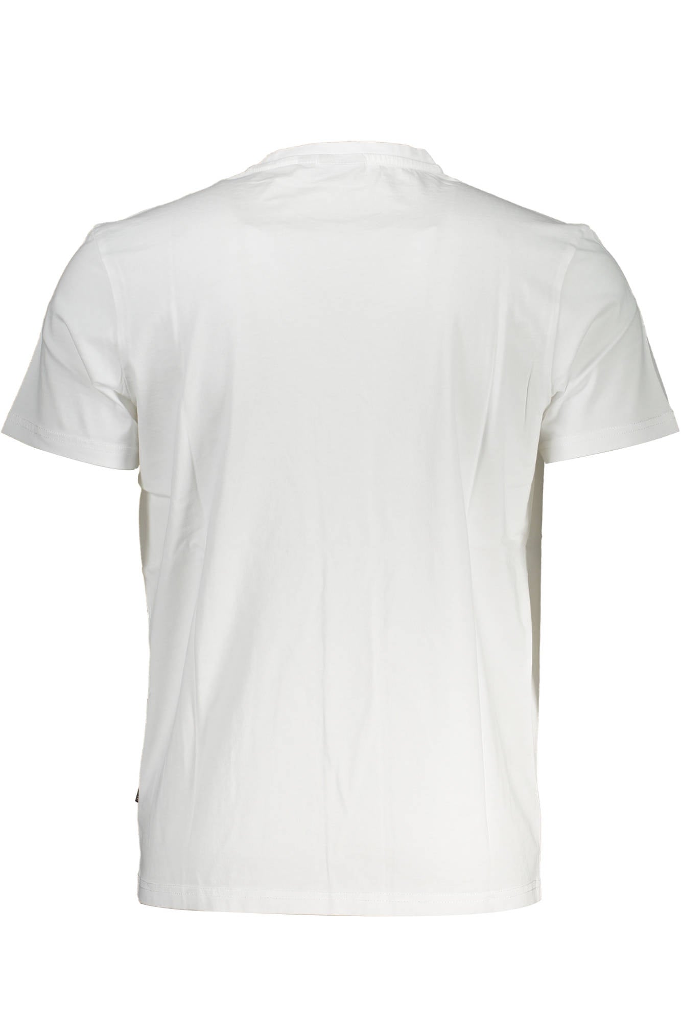 NP0A4H8D-SALIS-SS-SUM_BIANCO_002 – Weißes Kurzarm-Herren-T-Shirt mit Rundhals & Stickerei - Modetrend 2023 – Größe: S, M, L, XL, 2XL, 3XL – Farbe: Bianco