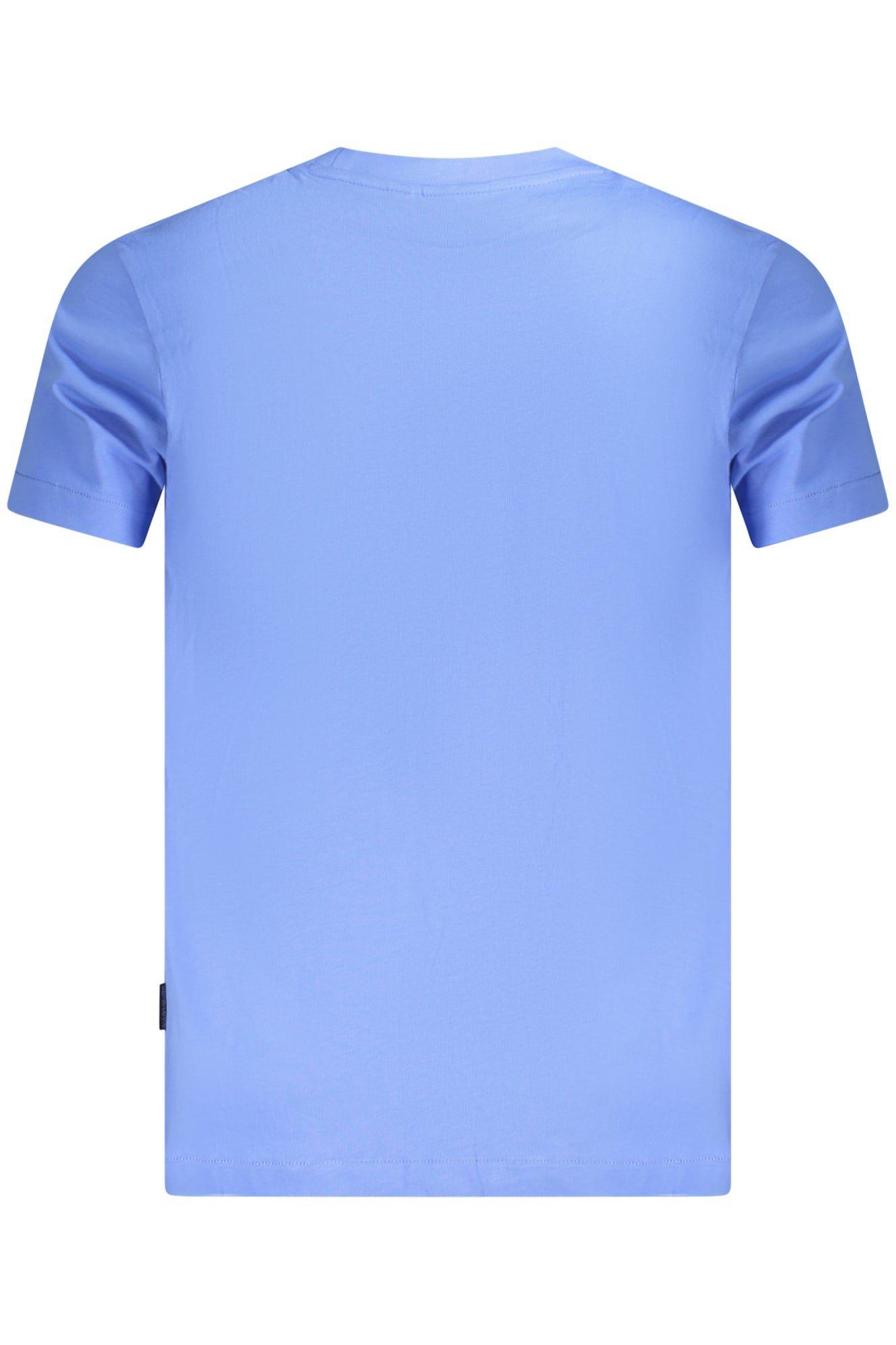NP0A4I3LSBOXLOGOSS_BLB2V – Herren Kurzarm T-Shirt Blau - Lässige Passform, Bio-Baumwolle, Print – Größe: S, M, L, XL, 2XL – Farbe: Blu