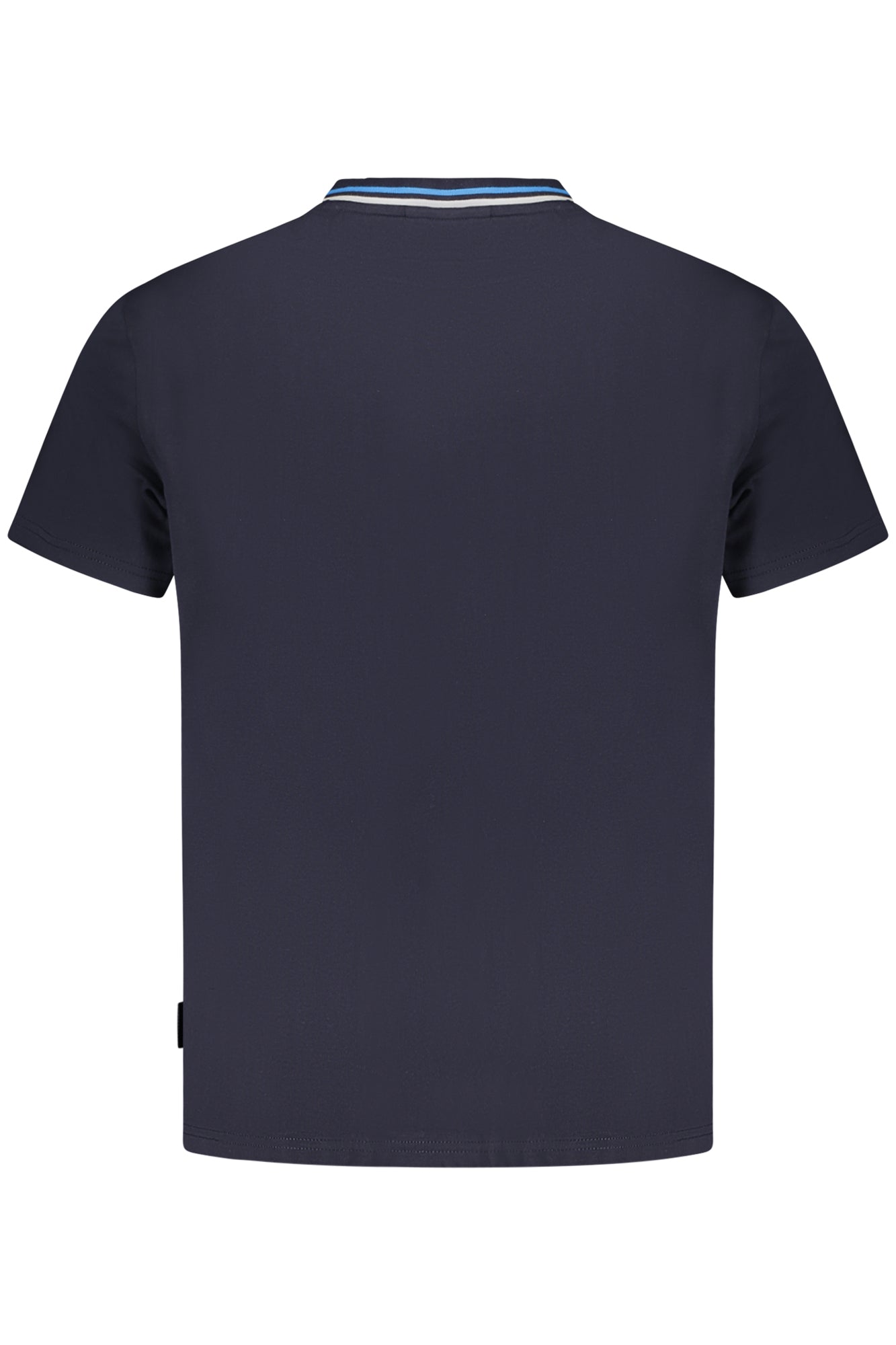 NP0A4IEJSMURLOSS_BL176 – Herren Blaues Relaxed Fit T-Shirt aus Bio-Baumwolle mit Brusttasche – Größe: S, M, L, XL, 2XL – Farbe: Blu