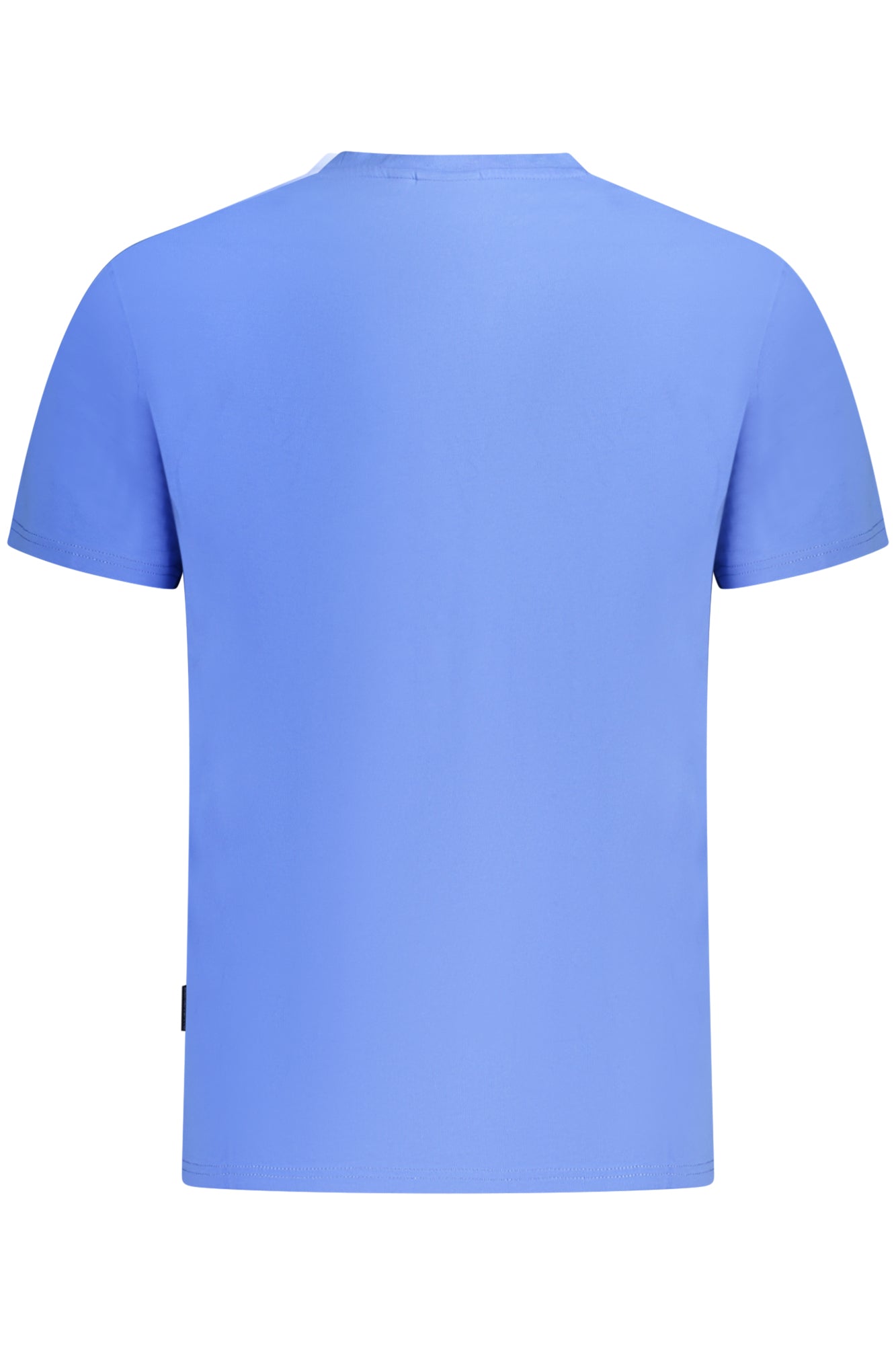 NP0A4H8DSALISSSSUM_BLB2V – Elegantes Herren Kurzarmshirt Blau mit Stickerei – Regular Fit – Größe: S, M, L, XL, 2XL – Farbe: Blu