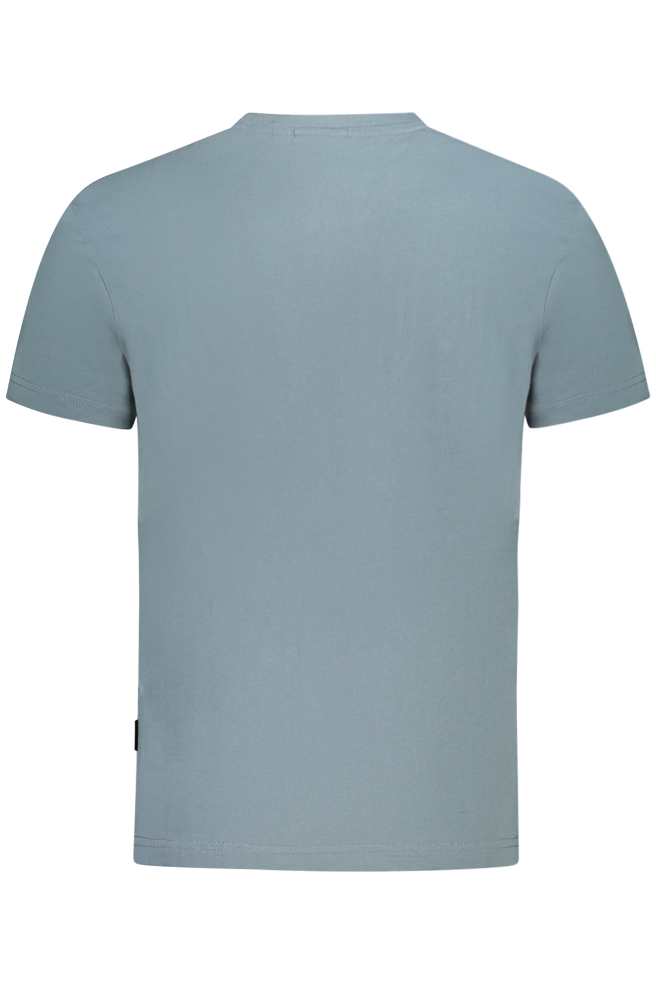 NP0A4H8DSALISSSSUM_GRG1Y – Graues Herren Kurzarmhemd mit Stickerei und Rundhalsausschnitt – Größe: S, M, L, XL, 2XL, 3XL – Farbe: Grigio
