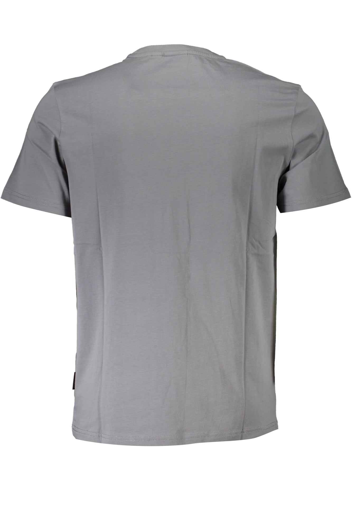 NP0A4H8DSALISSSSUM_GRH58 – Herren Grau Kurzarm T-Shirt mit Stickerei - Regular Fit & Rundhals – Größe: S, M, L, XL, 2XL – Farbe: Grigio