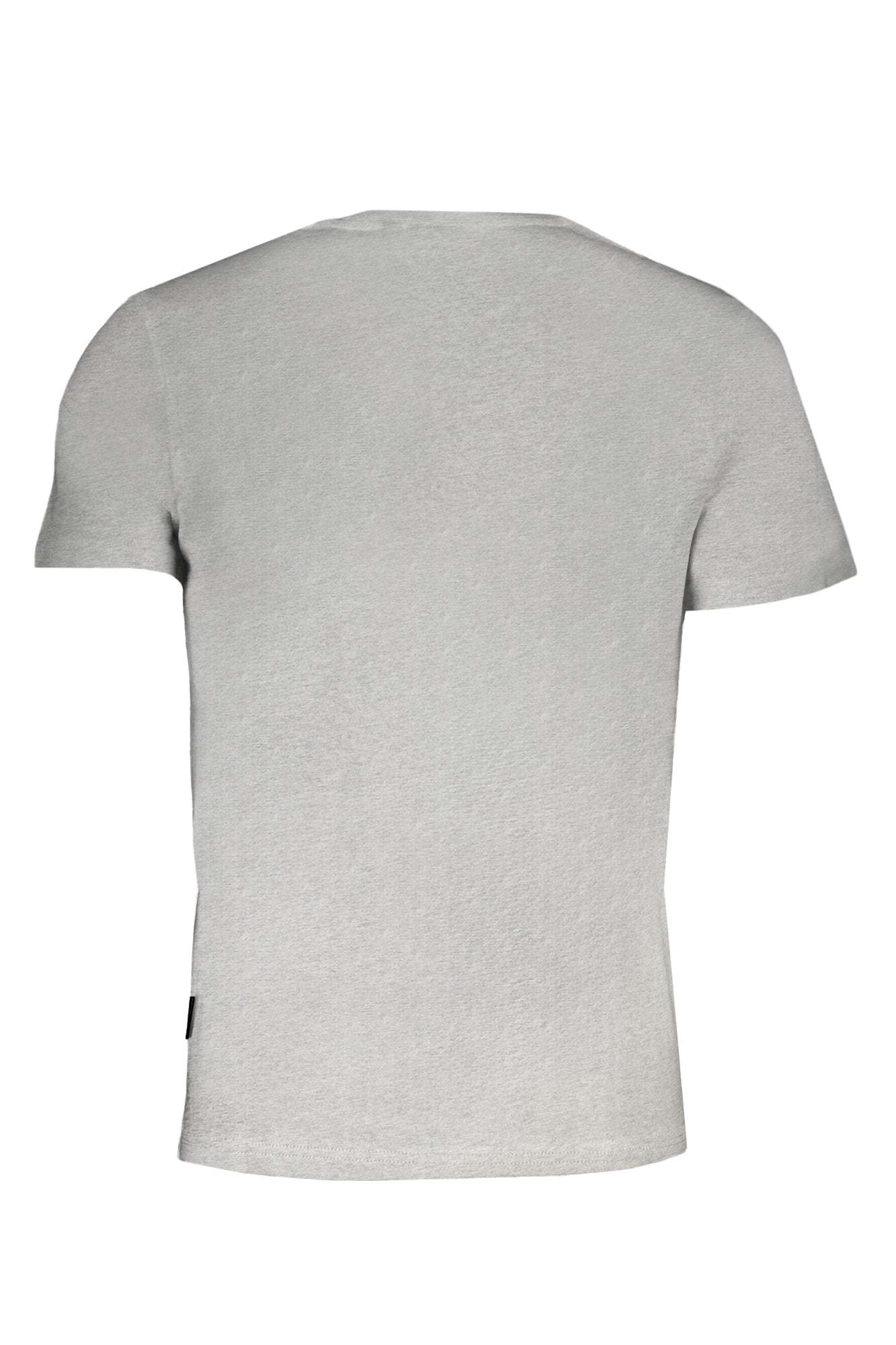NP0A4HQQSKASBA_GR160 – Herren Kurzarm T-Shirt Grau, 100% Bio-Baumwolle mit Logo-Druck – Größe: S, M, L, XL, 2XL – Farbe: Grigio