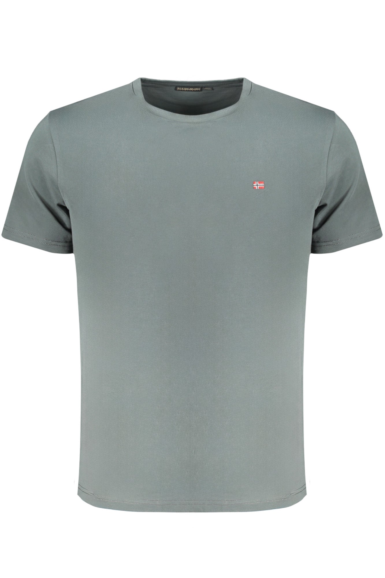 NP0A4H8DSALISSSSUM_VEG1S – Herren Grün T-Shirt Regular Fit, Bio-Baumwolle, Logo-Stickerei – Größe: S, M, L, XL, 2XL – Farbe: Verde